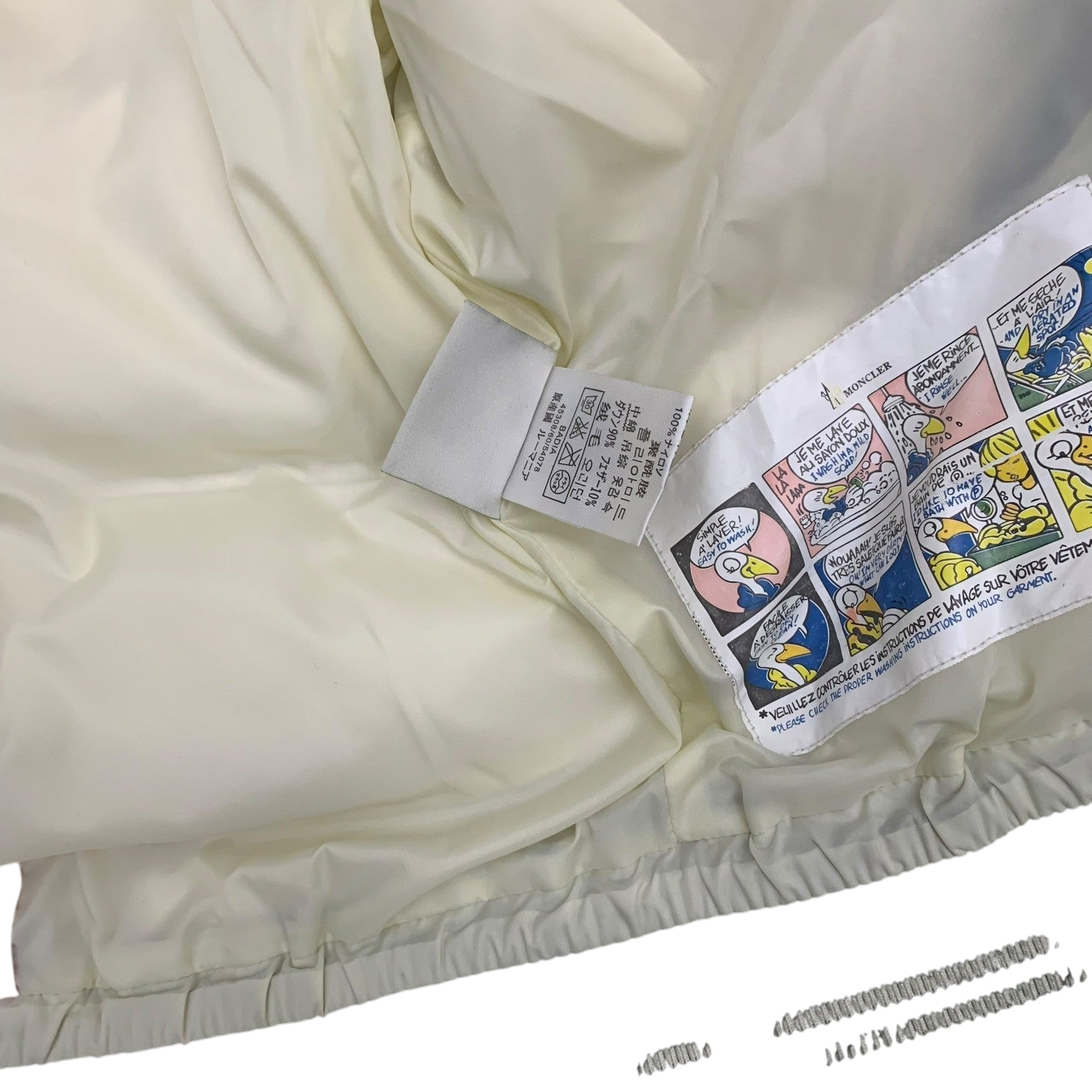 Moncler Vintage Branson Wool Down Jacket Grey (Fits M)