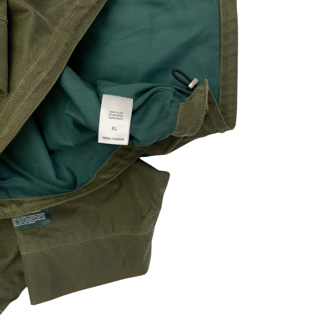 Reese Cooper FW21 Cropped Wax Jacket Green (Fits L-XL)