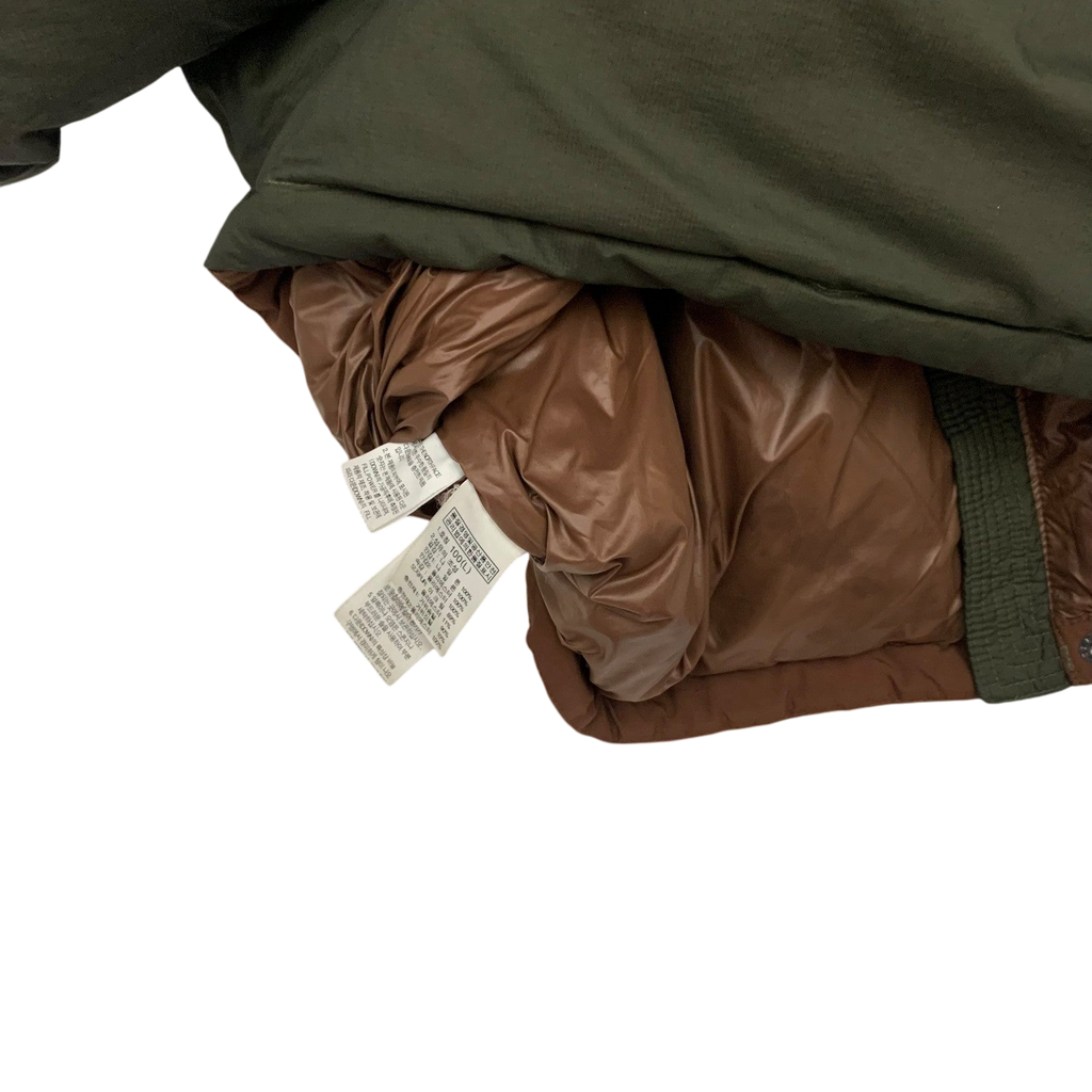 The North Face Nuptse 700 Down Puffer Jacket Khaki/Brown (Size L)