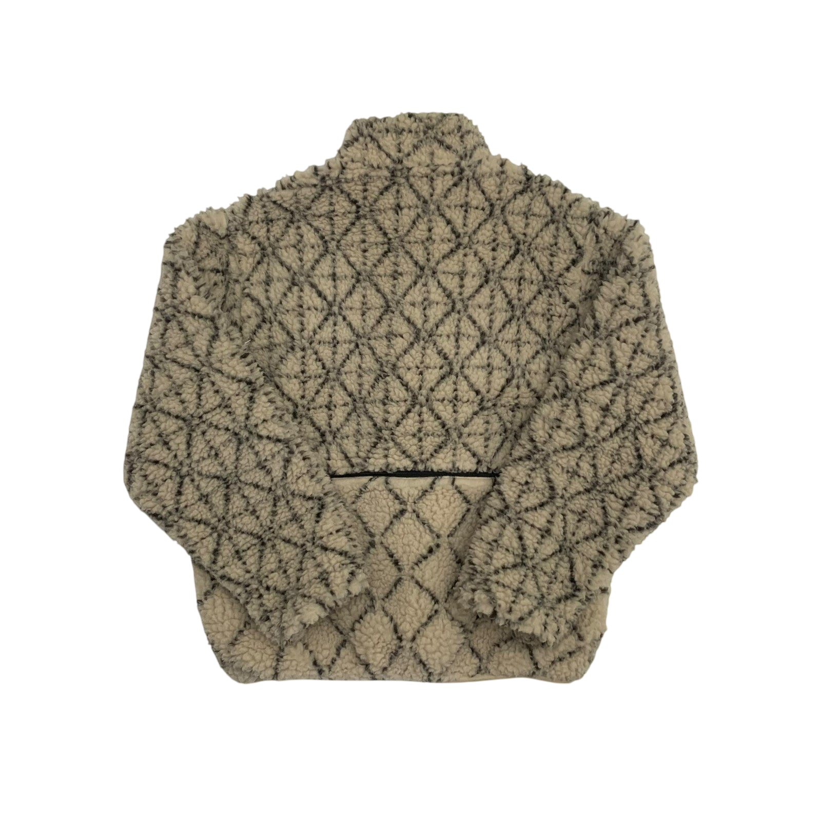 Kapital Do-Gi Sashiko Reversible Boa Fleece Jacket ‘Ecru’ (Size XL)