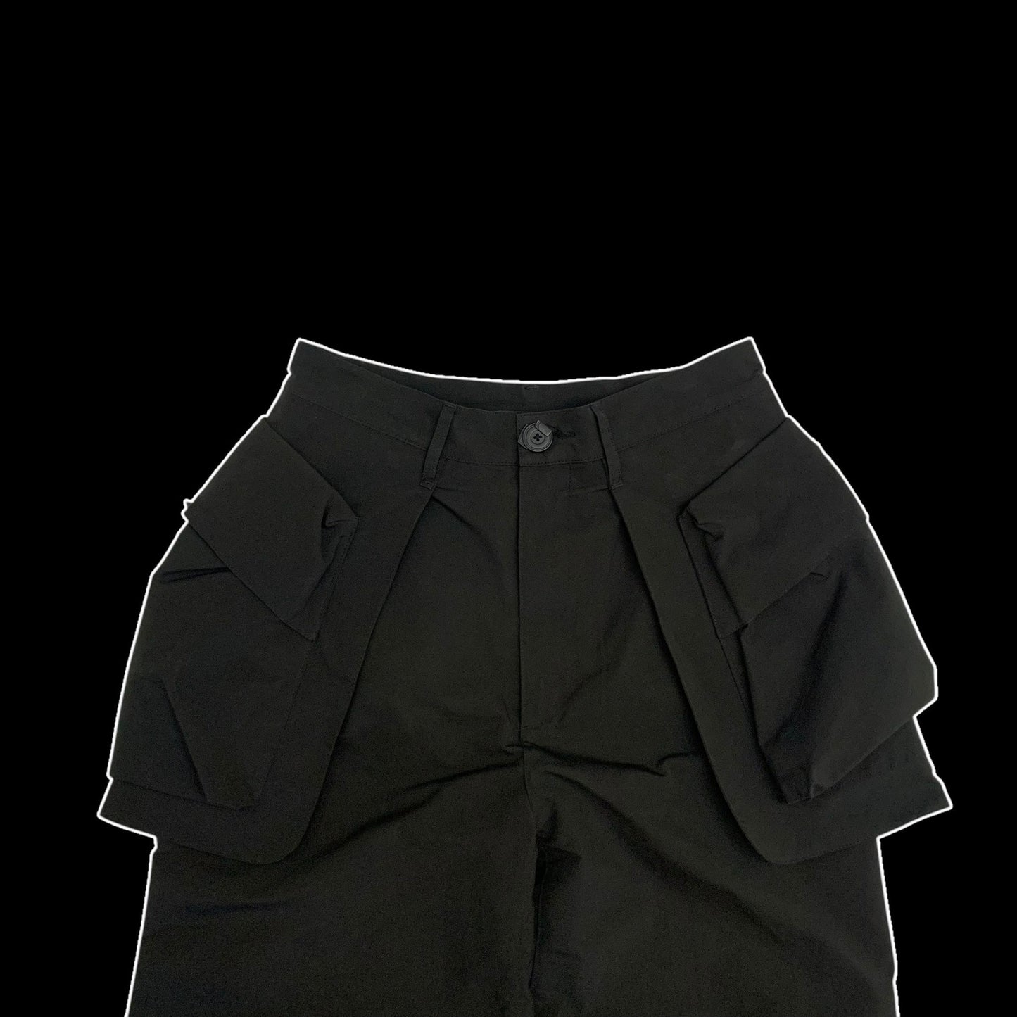 Archival Reinvent Zipper Teflon Pants Black (W28)