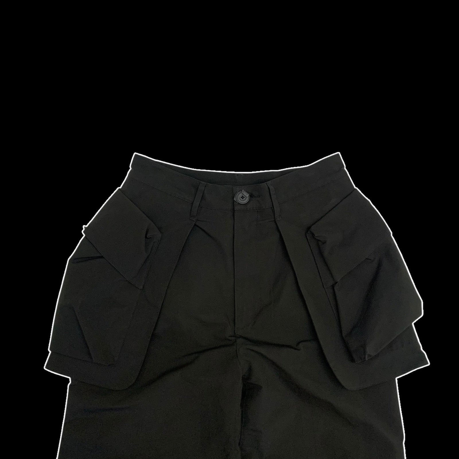 Archival Reinvent Zipper Teflon Pants Black (W28)