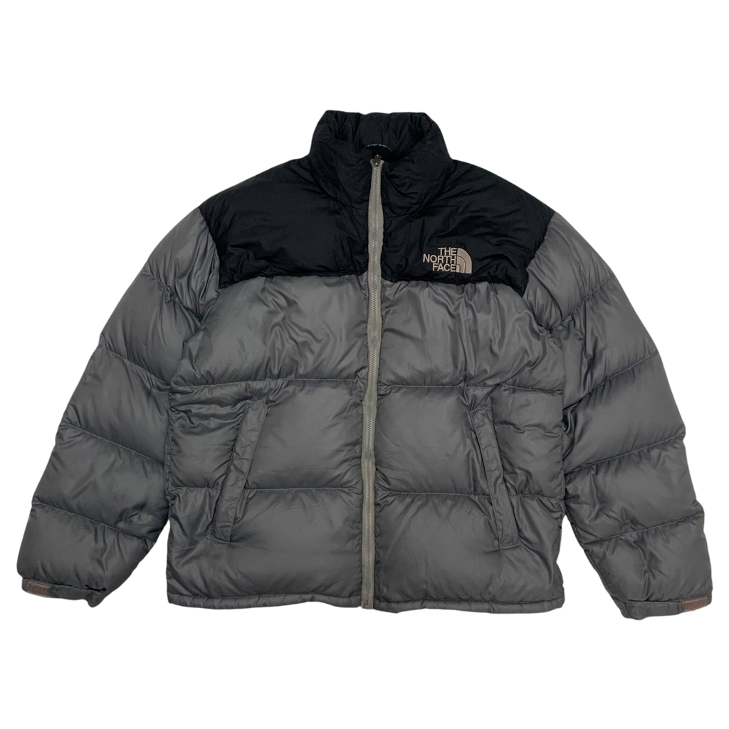 The North Face Nuptse 700 Down Puffer Jacket Grey/Black (Size L)