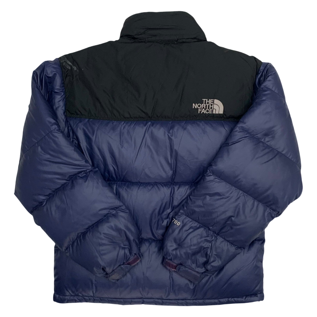 The North Face Nuptse 700 Down Puffer Jacket Navy/Black (Size S)