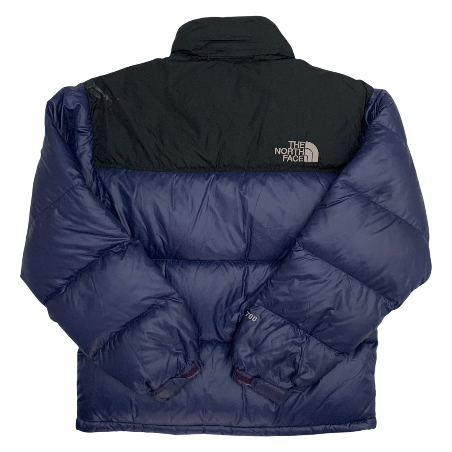 The North Face Nuptse 700 Down Puffer Jacket Navy/Black (Size S)