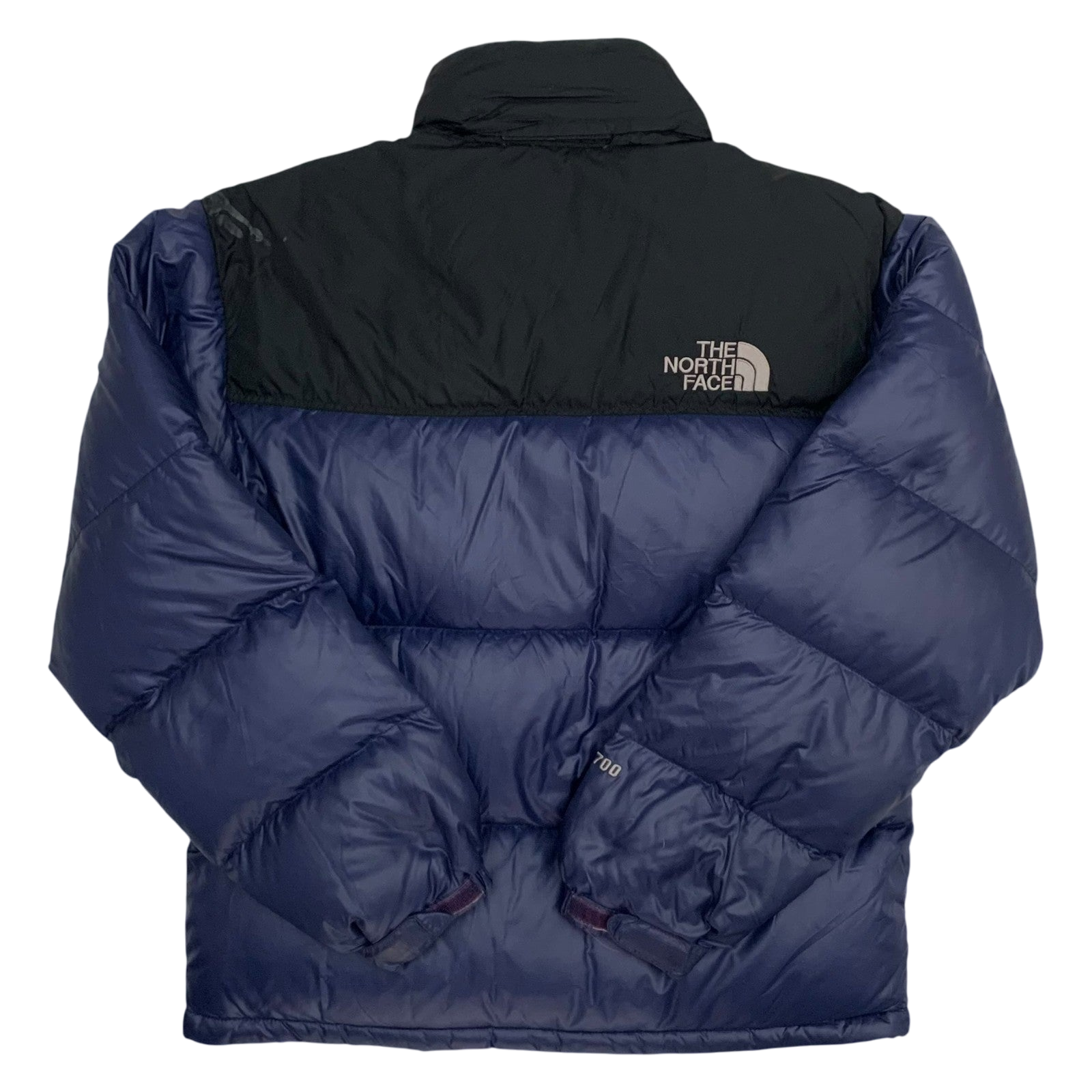 The North Face Nuptse 700 Down Puffer Jacket Navy/Black (Size S)