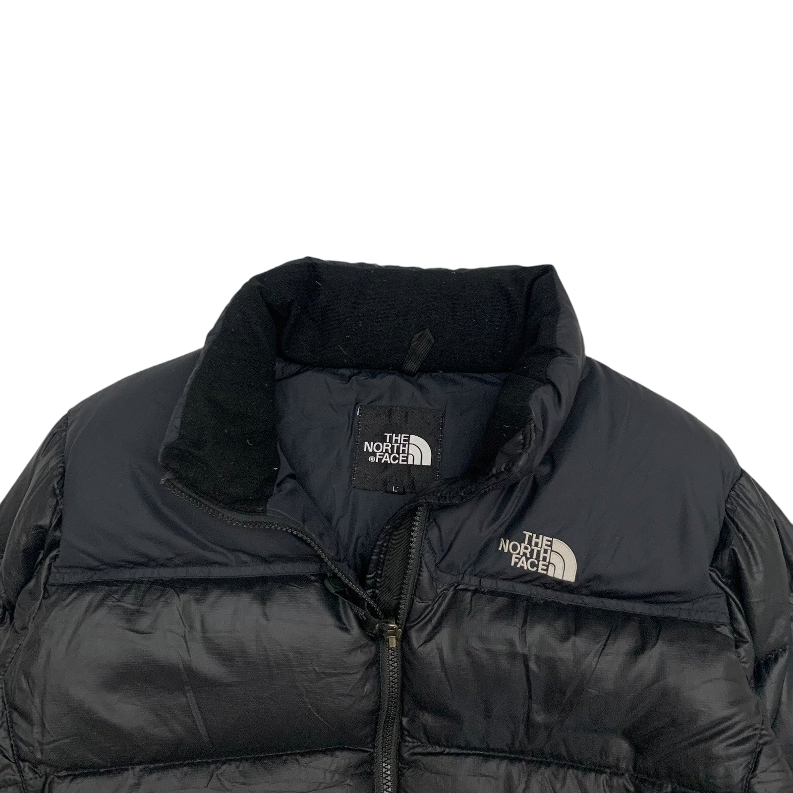 The North Face Nuptse 700 Down Puffer Jacket Black (Size L Womens)