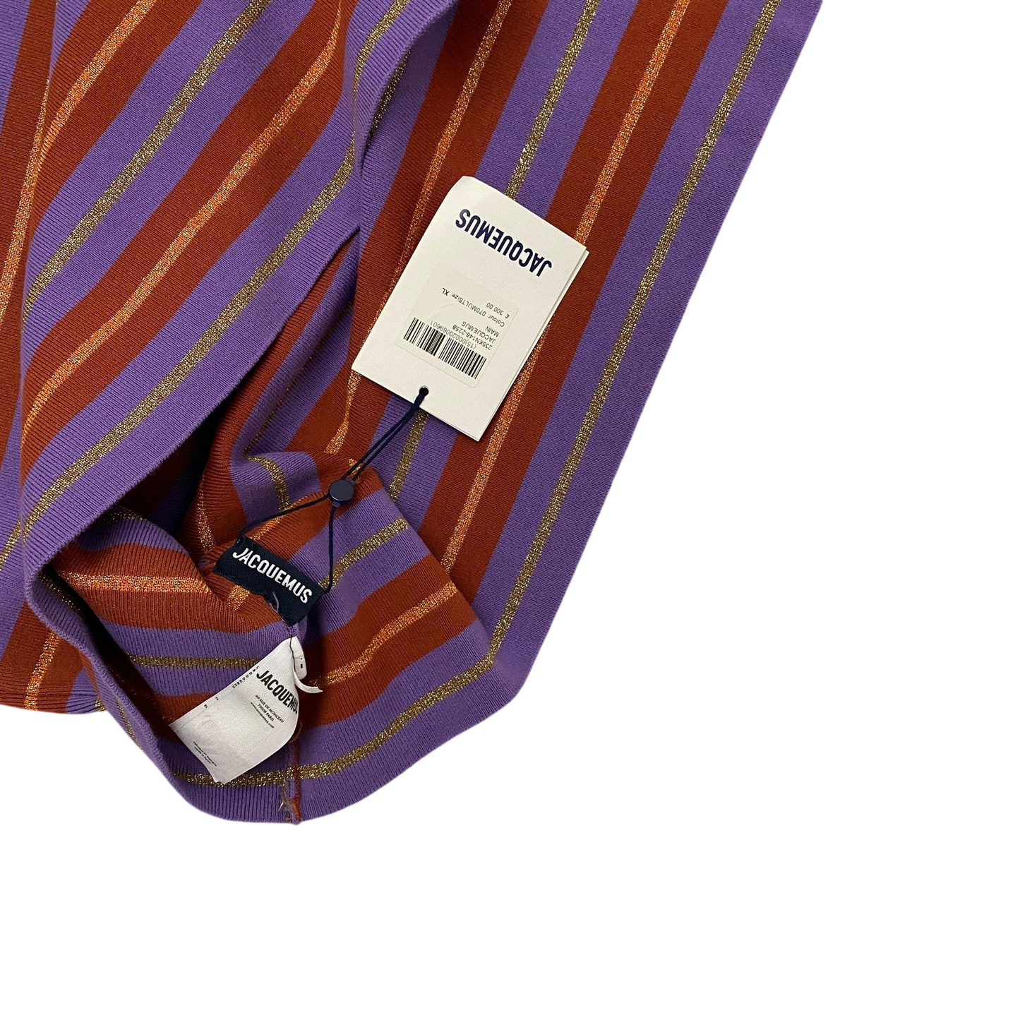 Jacquemus Multicolor Le Raphia 'La Mailla Sao' T-Shirt (Size XL)