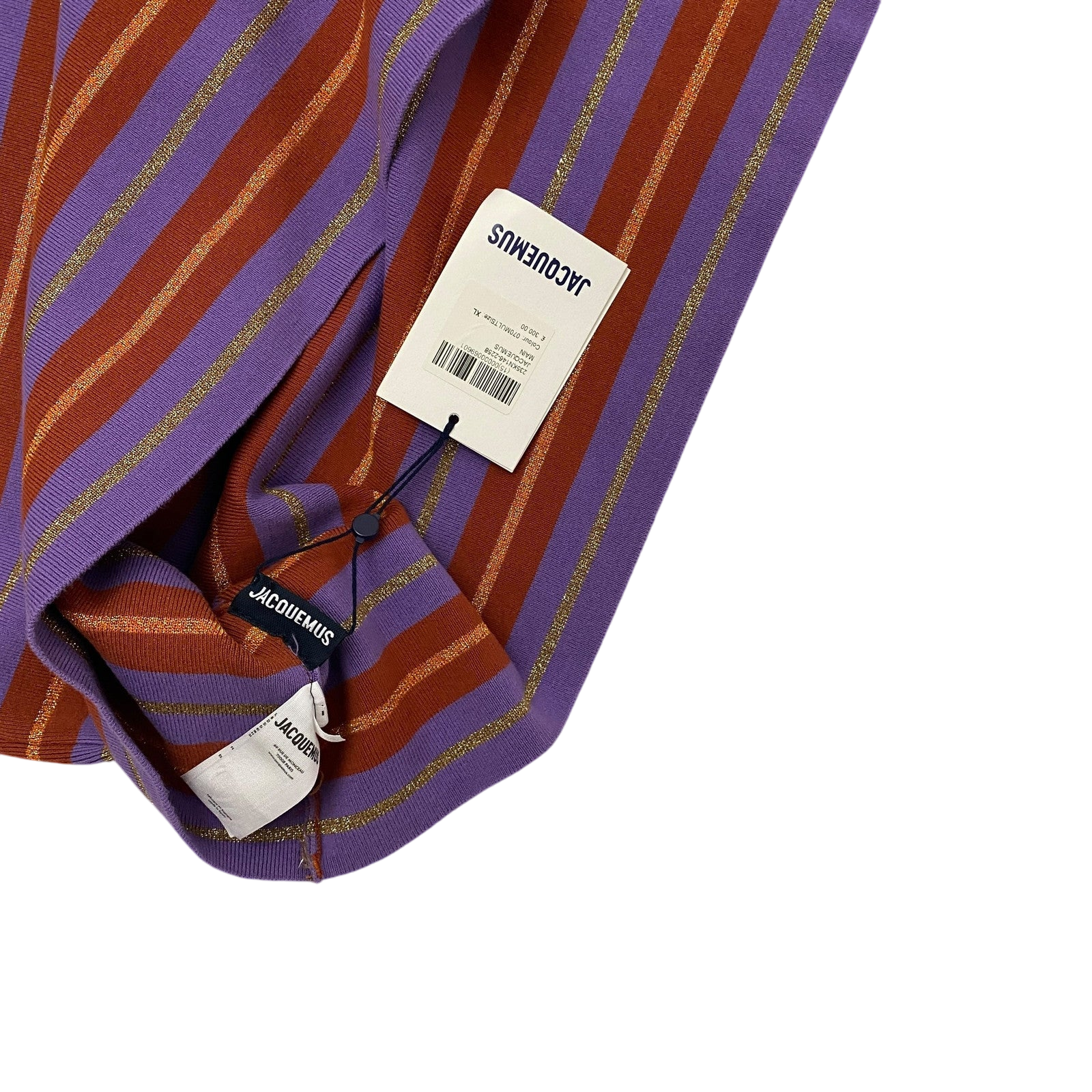 Jacquemus Multicolor Le Raphia 'La Mailla Sao' T-Shirt (Size XL)