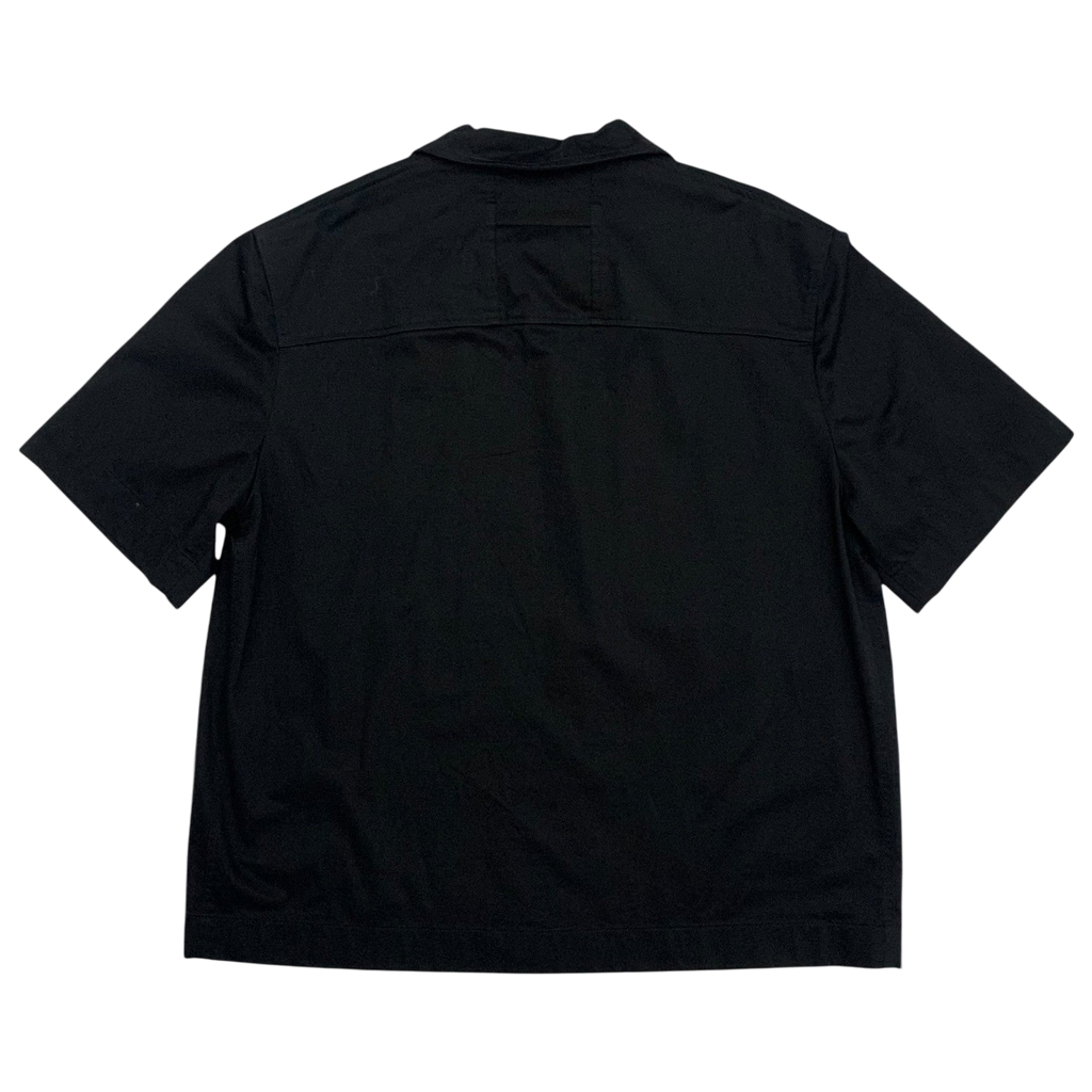 1017 ALYX 9SM Phantom Logo Short Sleeve Zip Shirt Black (Fits L-XL)