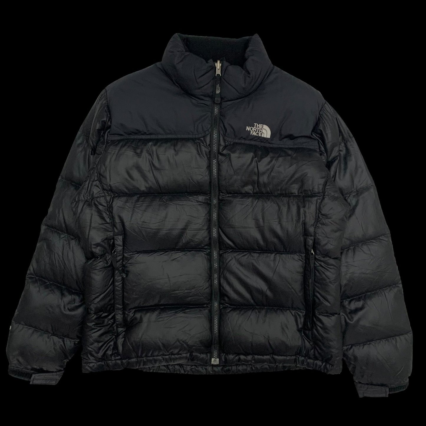 The North Face Nuptse 700 Down Puffer Jacket Black (Size L Womens)
