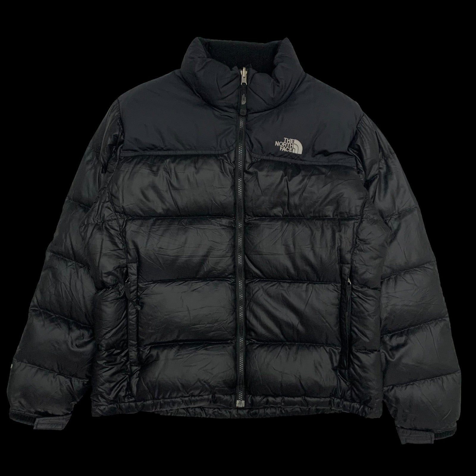 The North Face Nuptse 700 Down Puffer Jacket Black (Size L Womens)