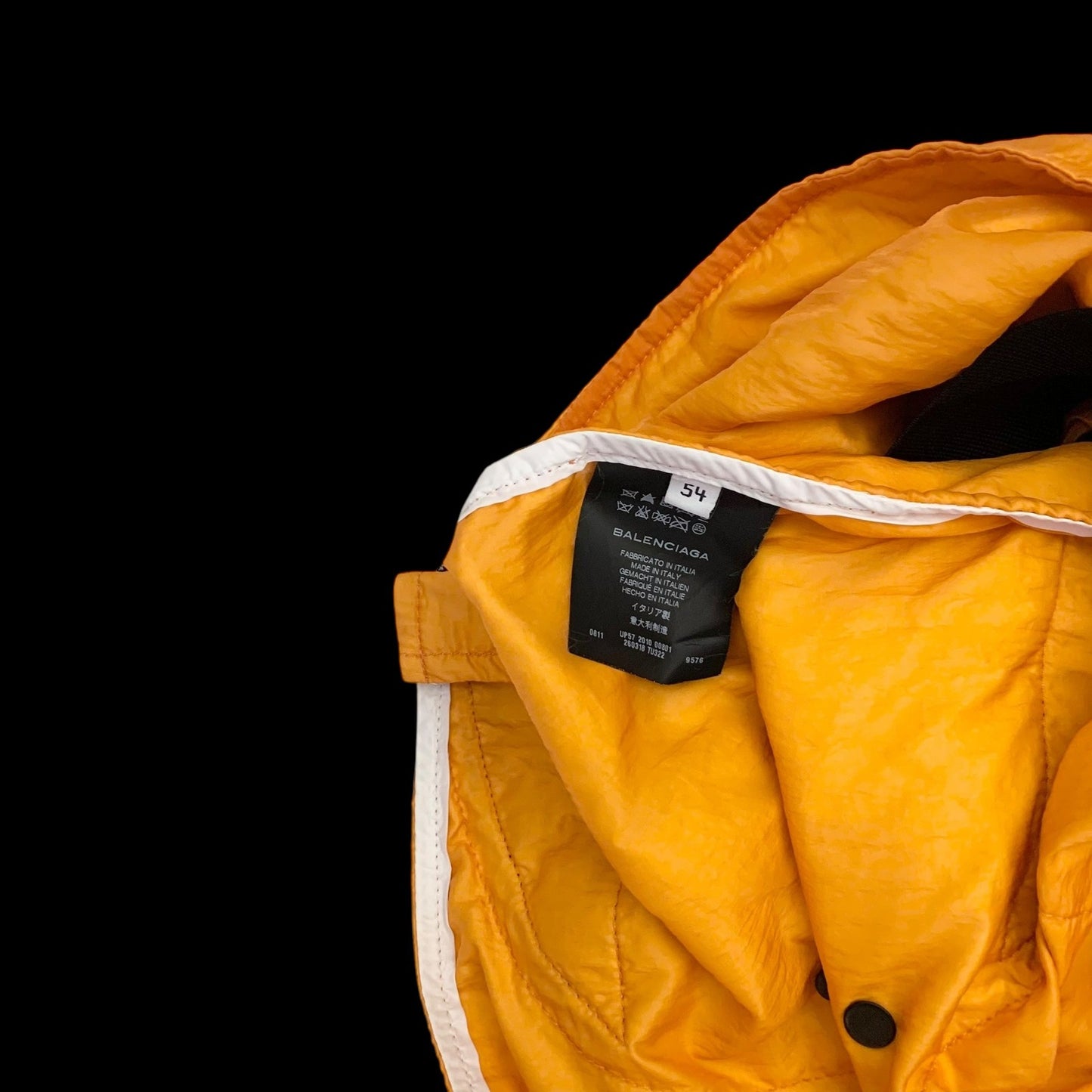 Balenciaga Vintage Multi Pocket Vest White/Orange (Fits L)