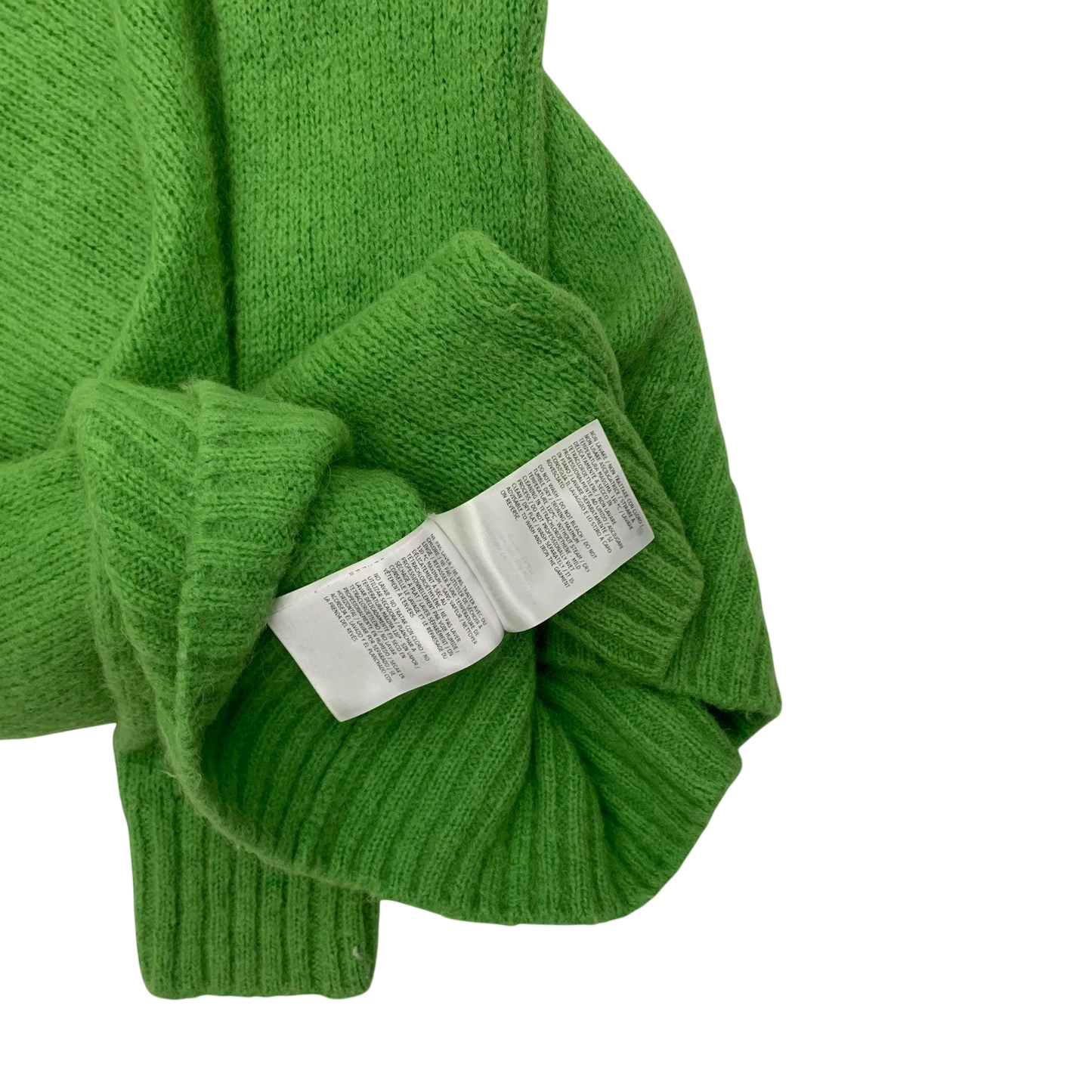 Moncler Wool Sweatshirt Neon Green (Size S Womens)