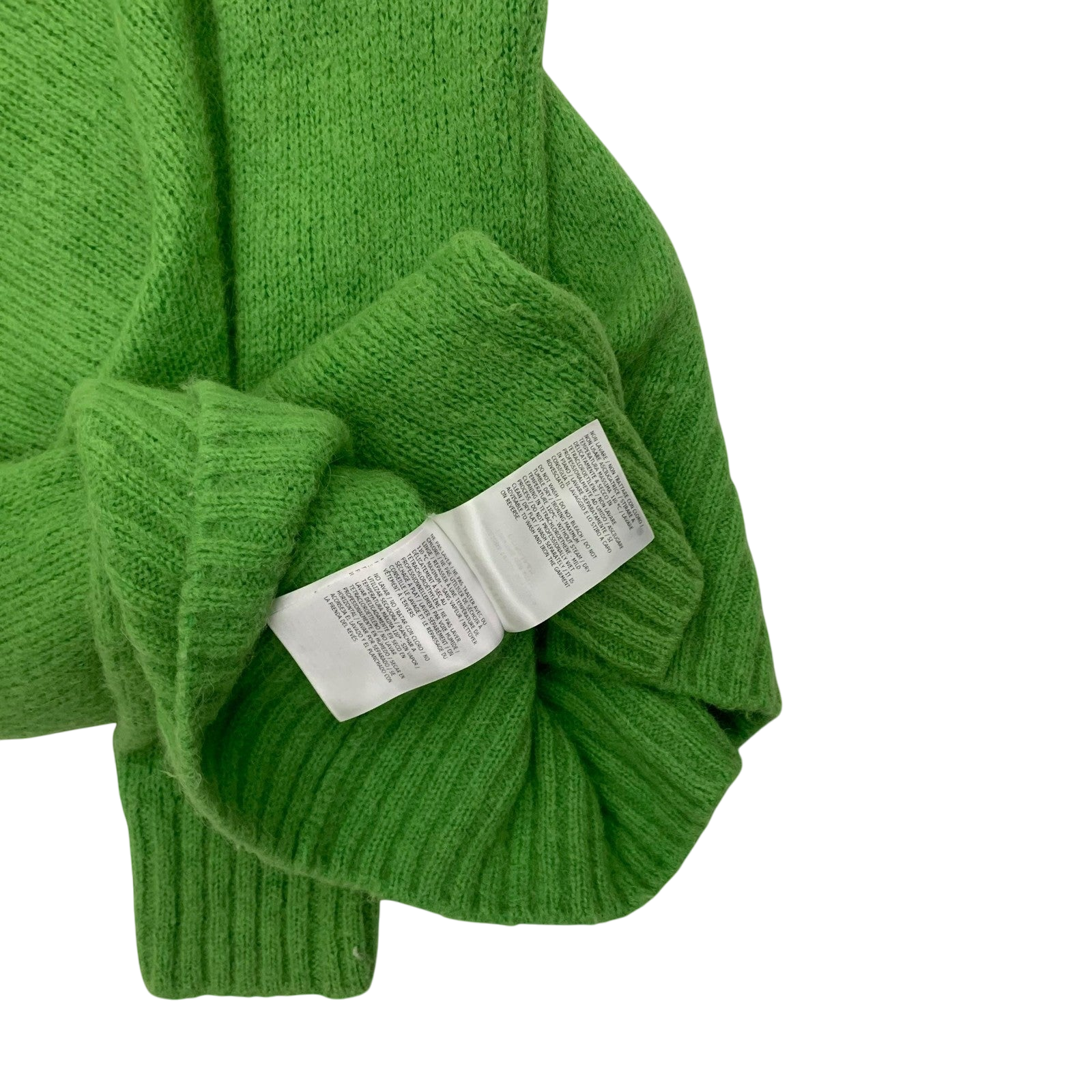 Moncler Wool Sweatshirt Neon Green (Size S Womens)