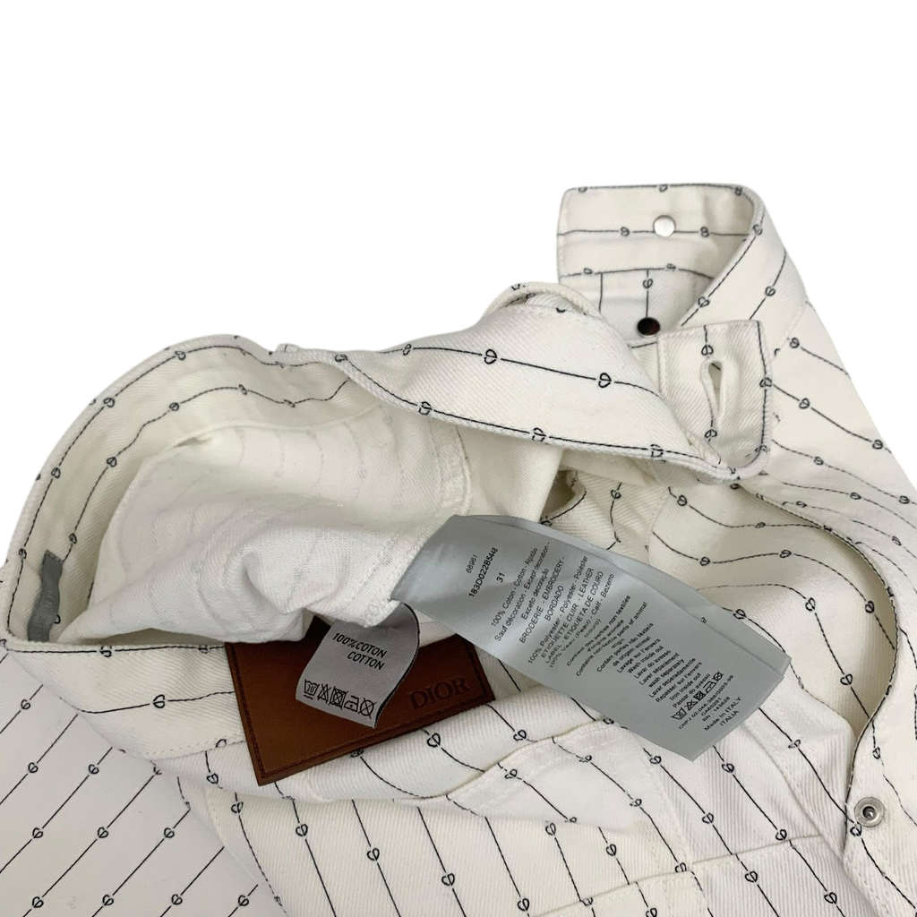 Dior Homme Heart Logo Carpenter Pants (Fits 33")