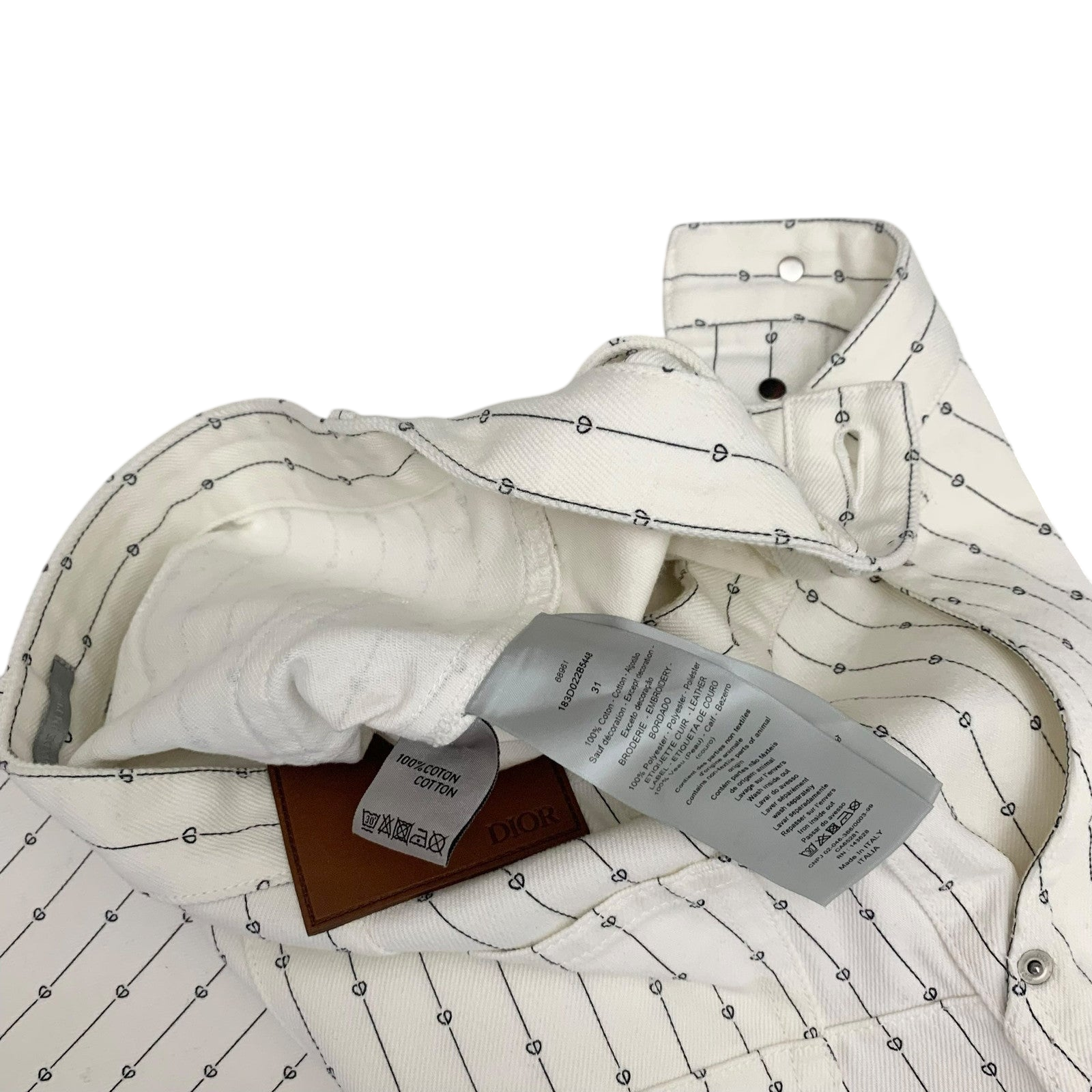 Dior Homme Heart Logo Carpenter Pants (Fits 33")