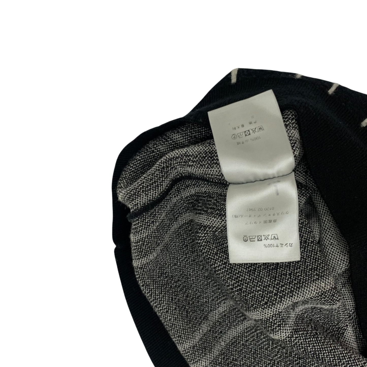 Dior Homme Turtleneck Sweater Black/White (Fits M-L)