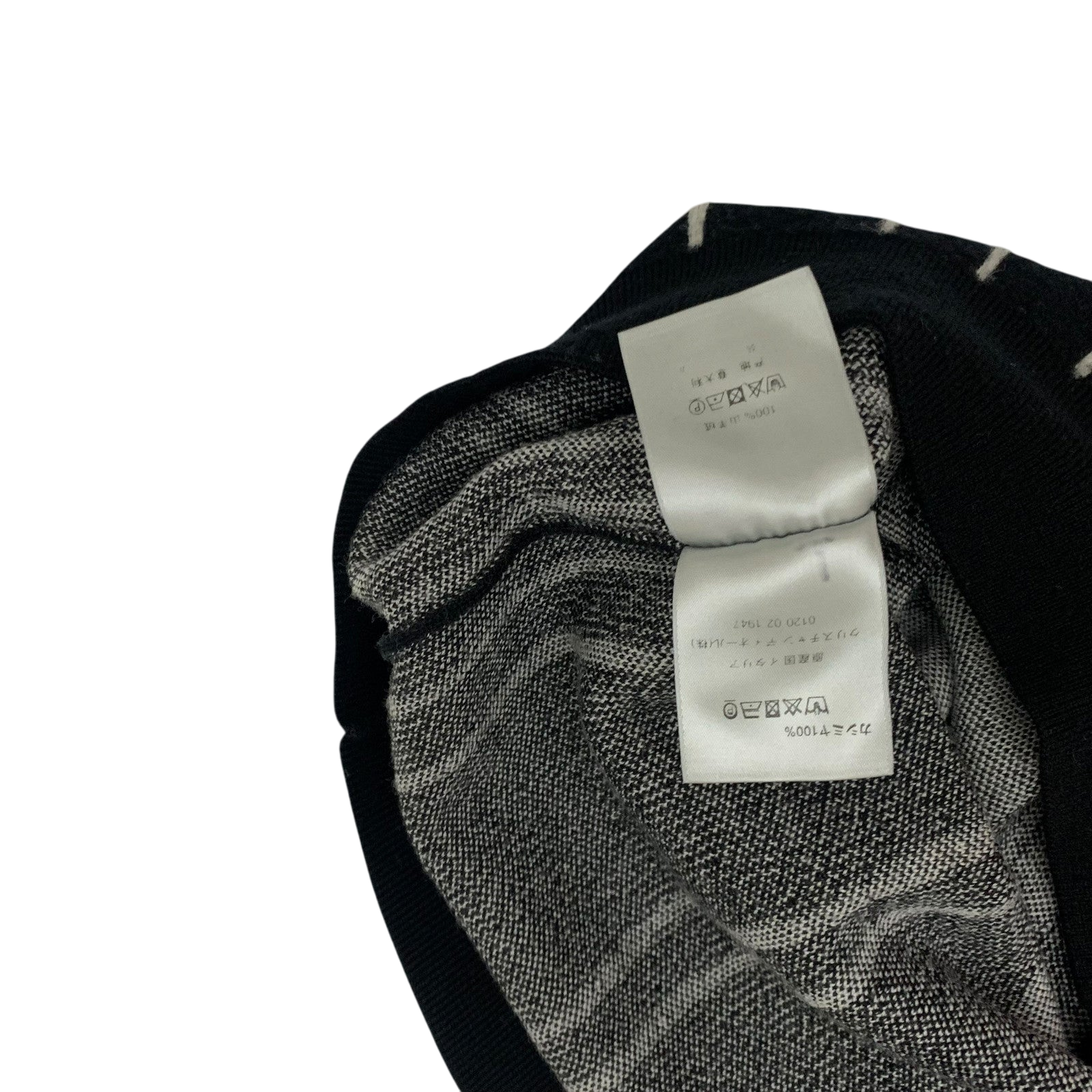 Dior Homme Turtleneck Sweater Black/White (Fits M-L)