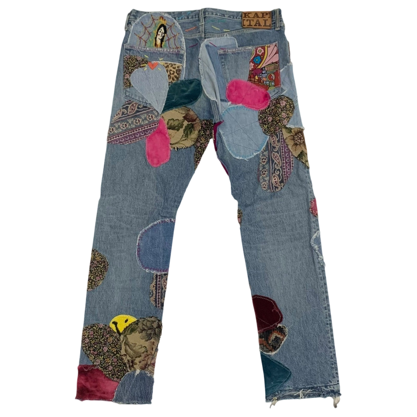 Kapital 14oz Crazy El Paso 5P Monkey Cisco Jeans (Size 36")