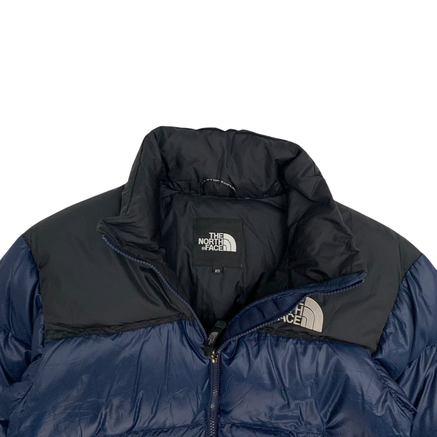 The North Face Nuptse 700 Down Puffer Jacket Navy/Black (Size XS)
