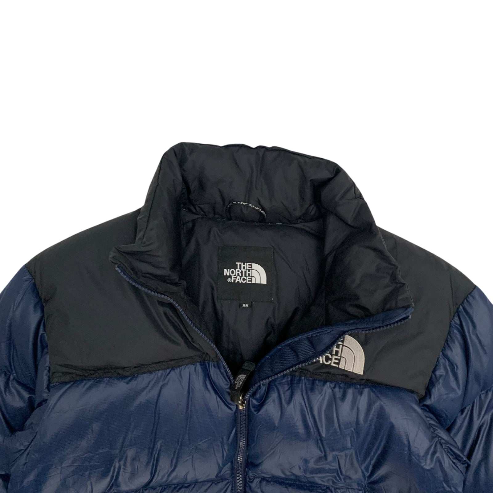 The North Face Nuptse 700 Down Puffer Jacket Navy/Black (Size XS)