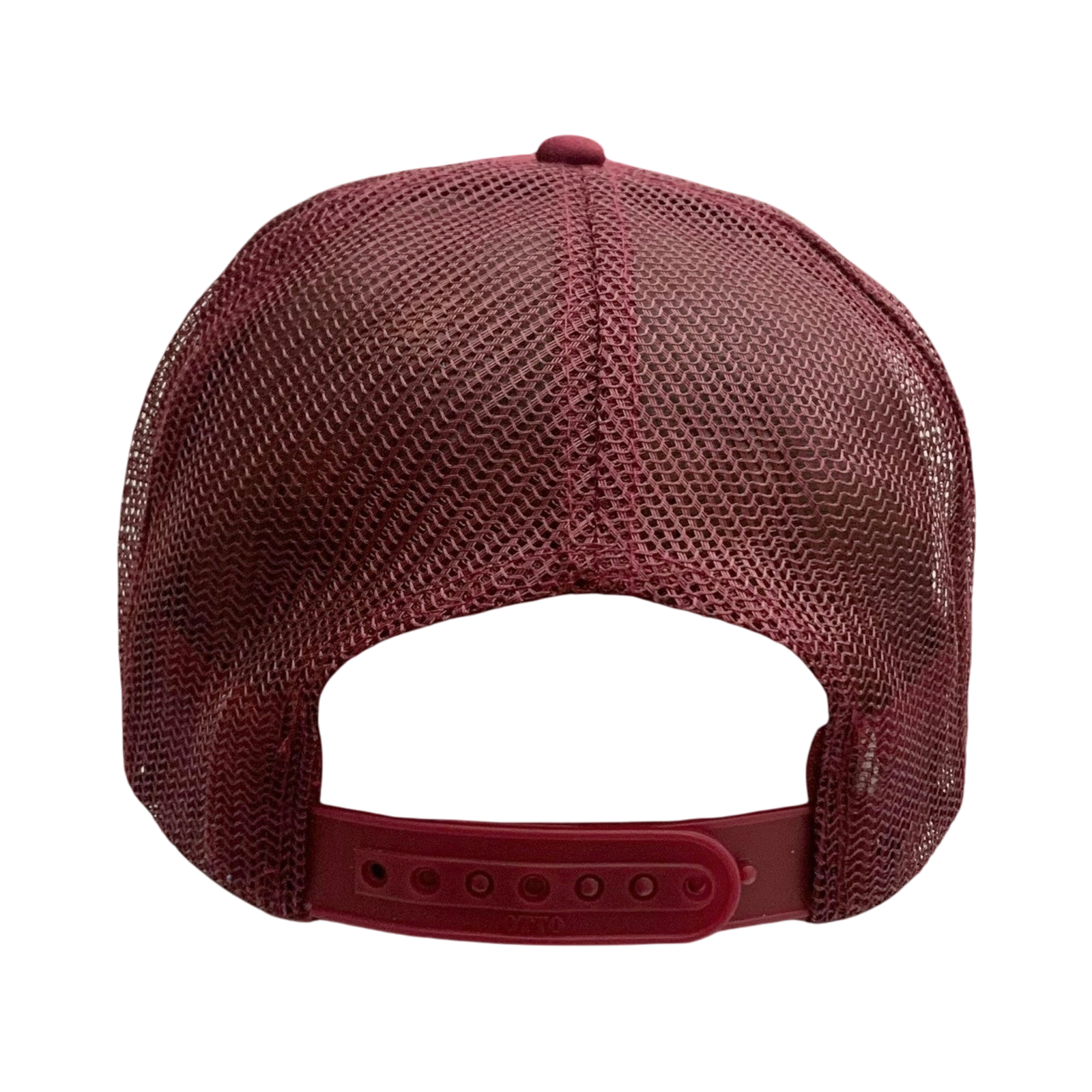 Kapital 'Century Denim Coating Service' Trucker Cap Burgundy/Grey