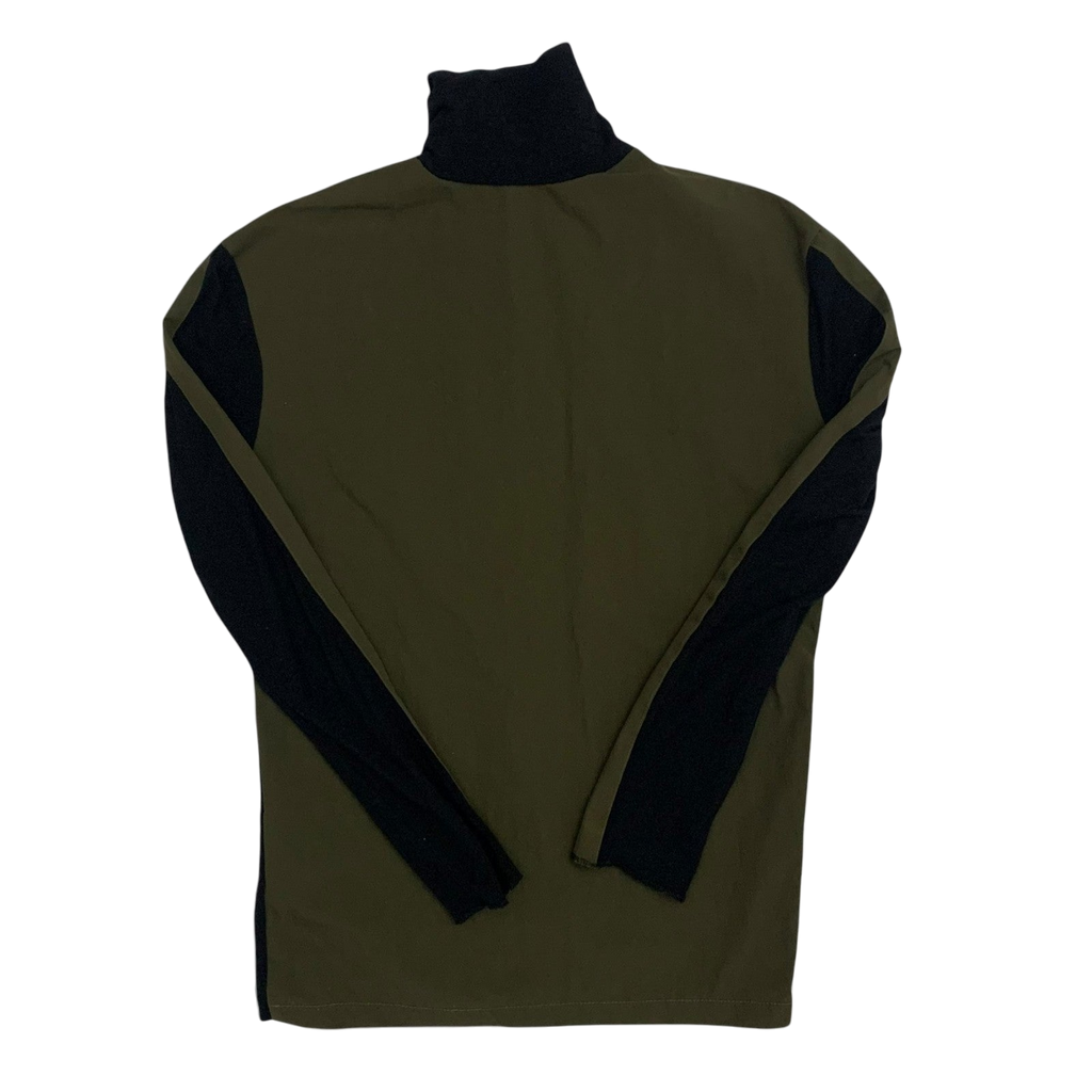 Yohji Yamamoto WXYZ Workshop Panelled Long Sleeve Khaki/Black (Fits M Womens)