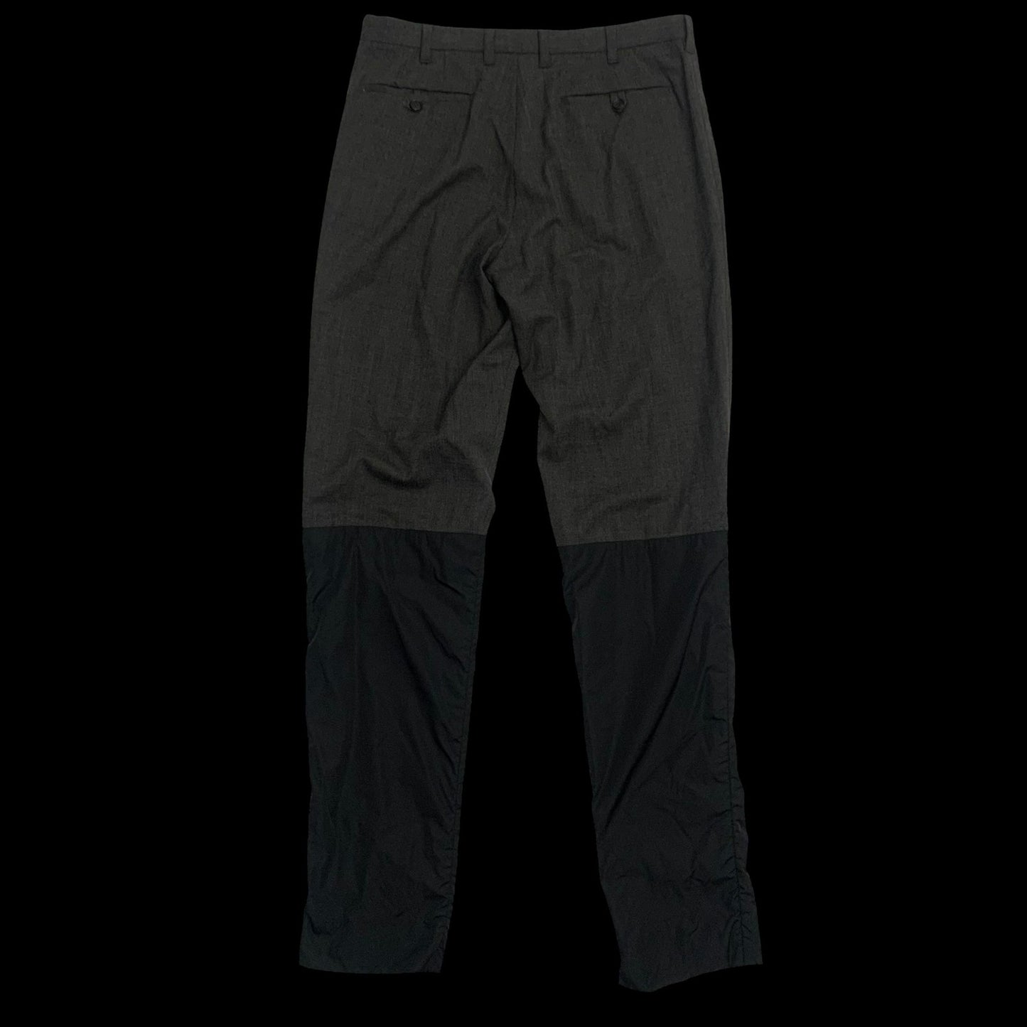 Prada Two Toned Wool/Nylon Pants (W32)
