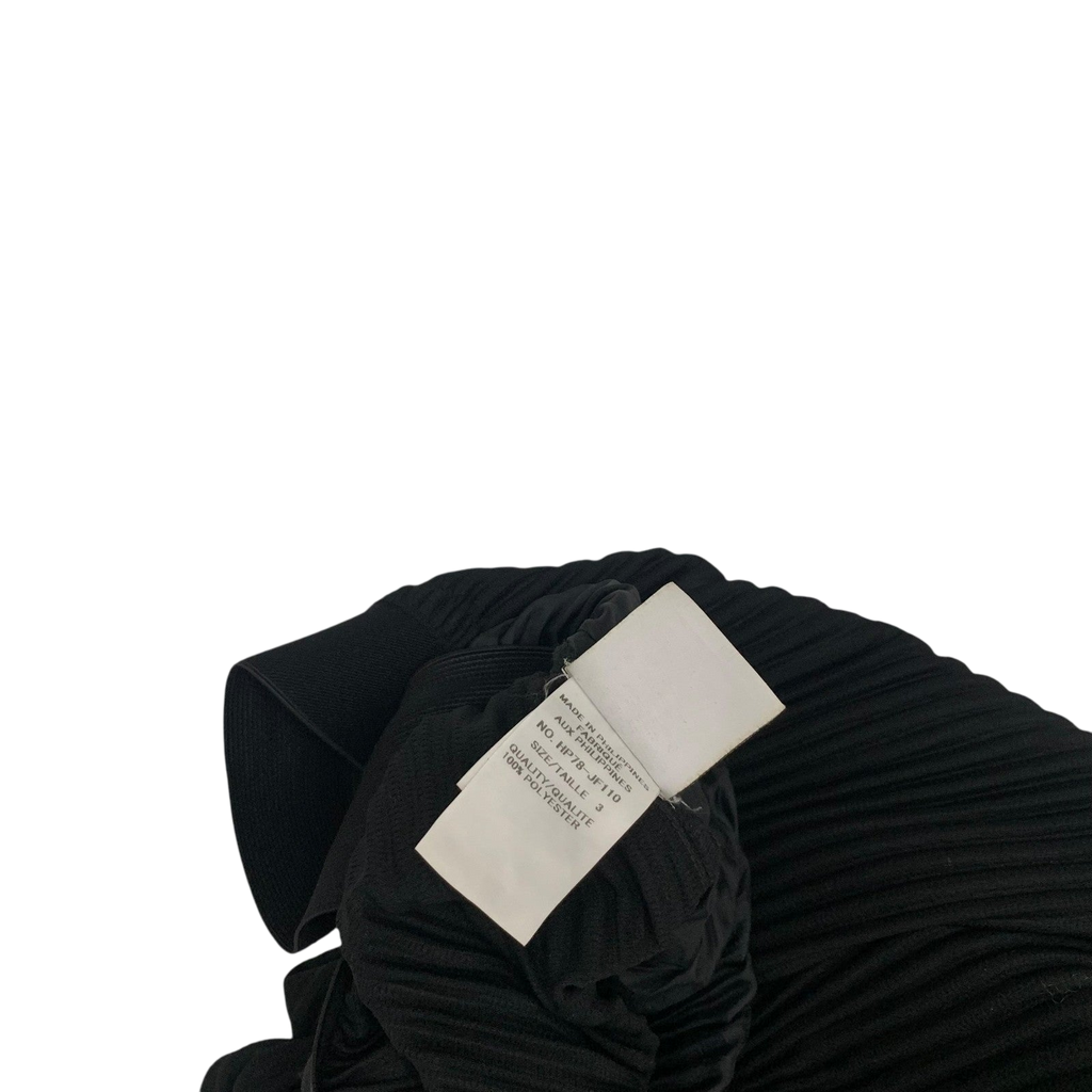 Issey Miyake HOMME PLISSÉ JF110 Wide Leg Pleated Pants Black (Fits 32-34")