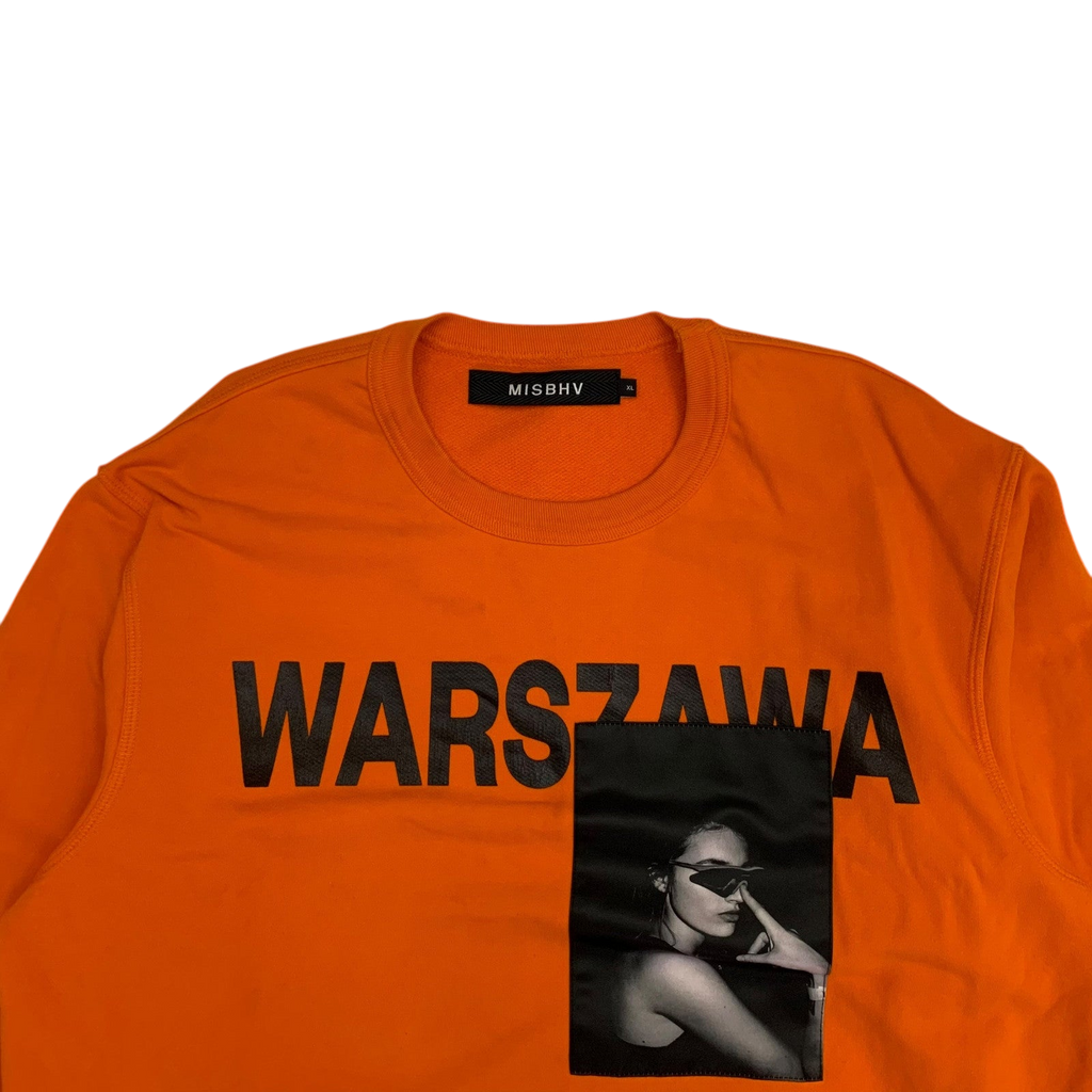 MISBHV Warszawa Sweater Orange (Fits L-XL)