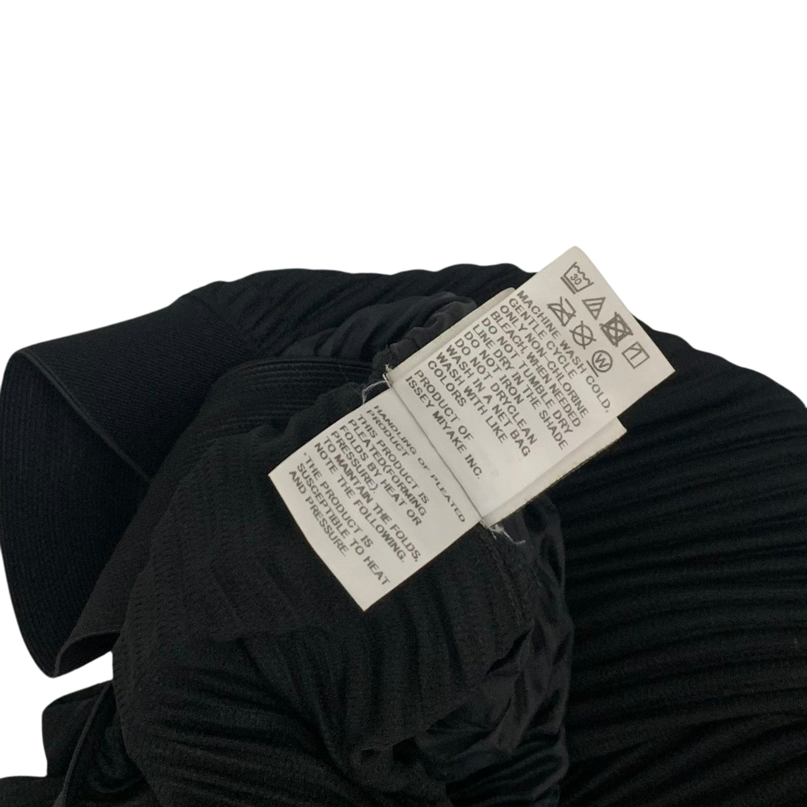 Issey Miyake HOMME PLISSÉ JF110 Wide Leg Pleated Pants Black (Fits 32-34")