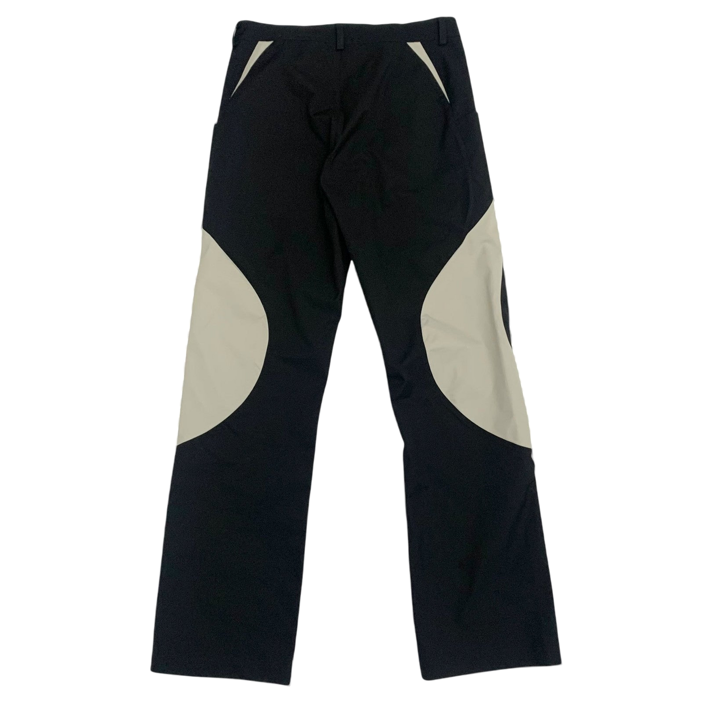 Moth Studios Panelled Nylon Pants Black / Grey (Size M)