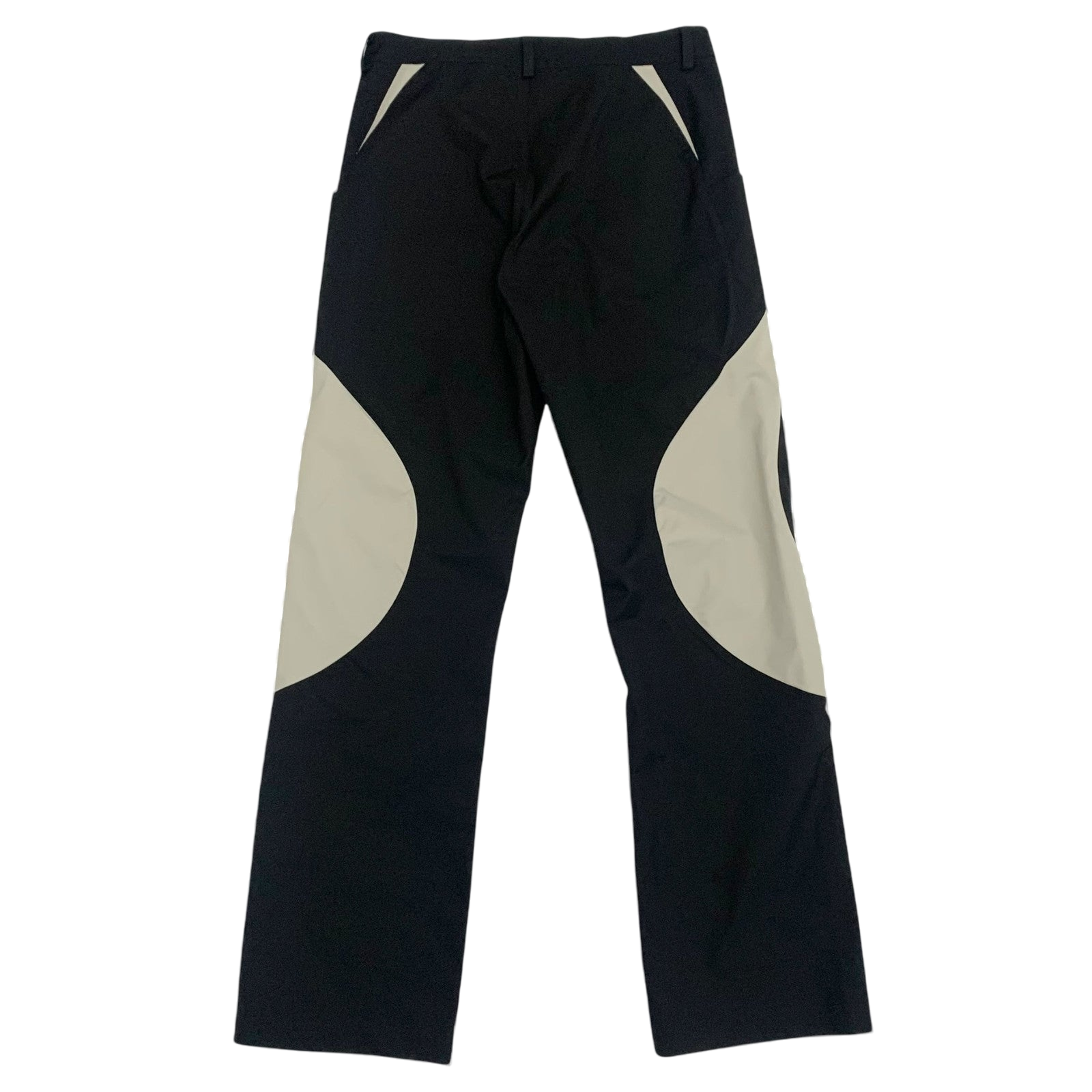 Moth Studios Panelled Nylon Pants Black / Grey (Size M)