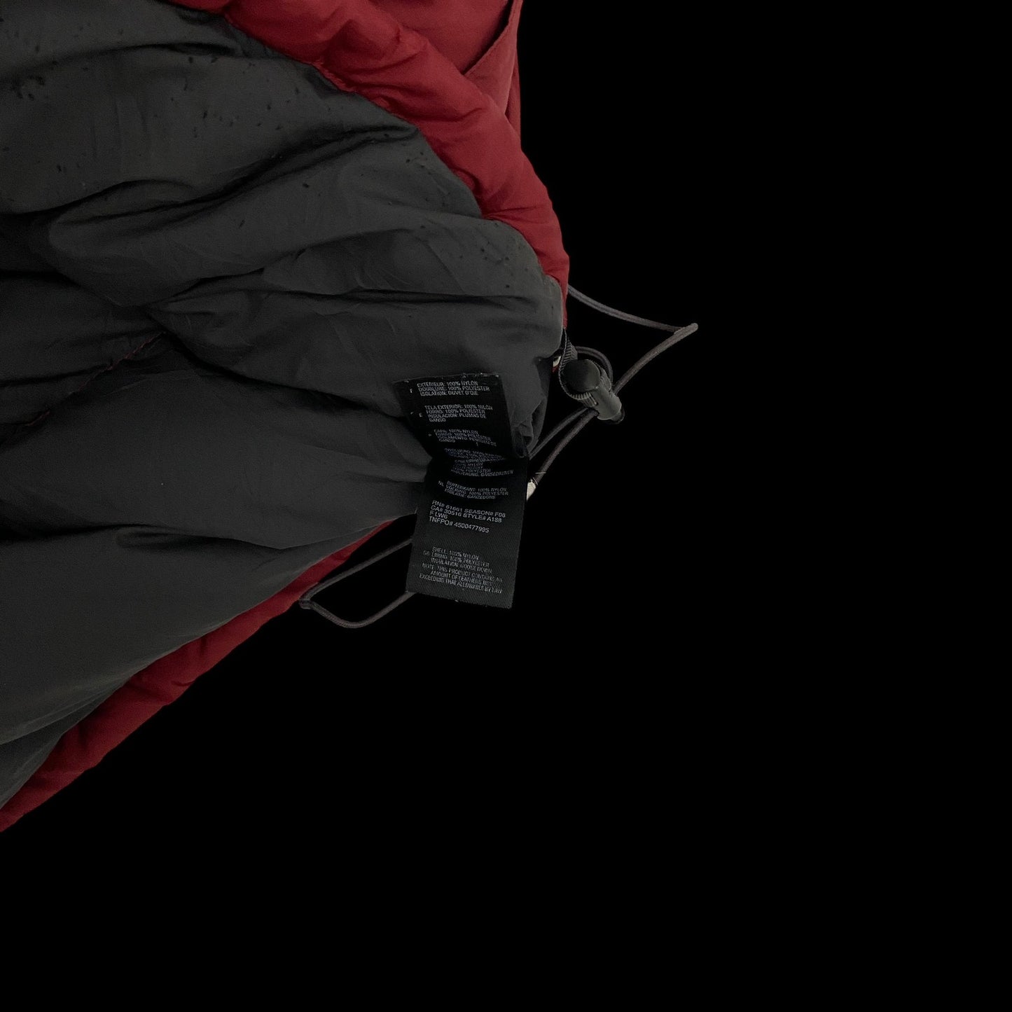 The North Face 1996 Retro Nuptse 700 Vest Charcoal/Red (Size L)