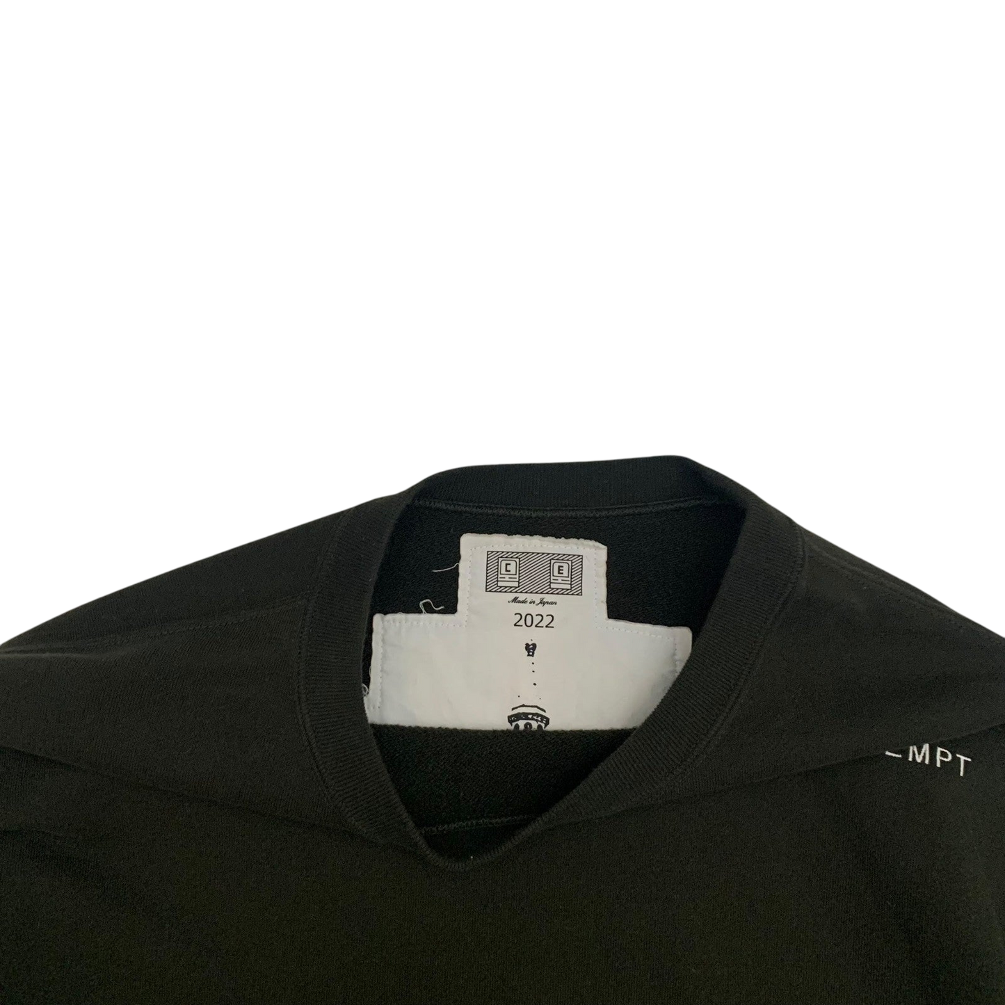 Cav Empt Solid Crew Neck Sweatshirt Black (Fits L-XL)