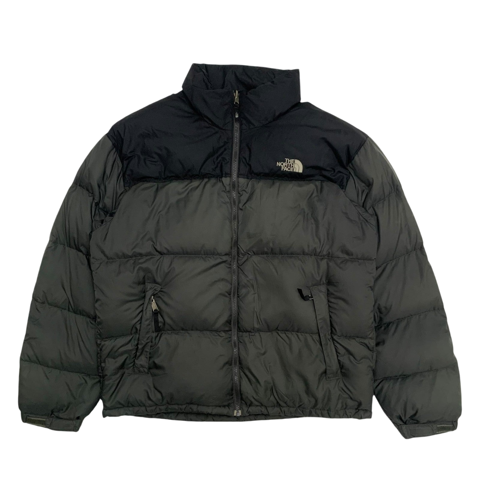The North Face Nuptse 700 Down Puffer Jacket Grey/Black (Size L)