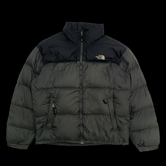 The North Face Nuptse 700 Down Puffer Jacket Grey/Black (Size L)
