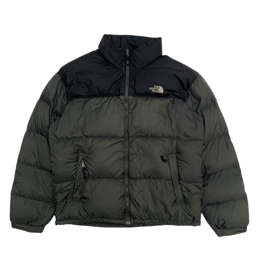 The North Face Nuptse 700 Down Puffer Jacket Grey/Black (Size L)