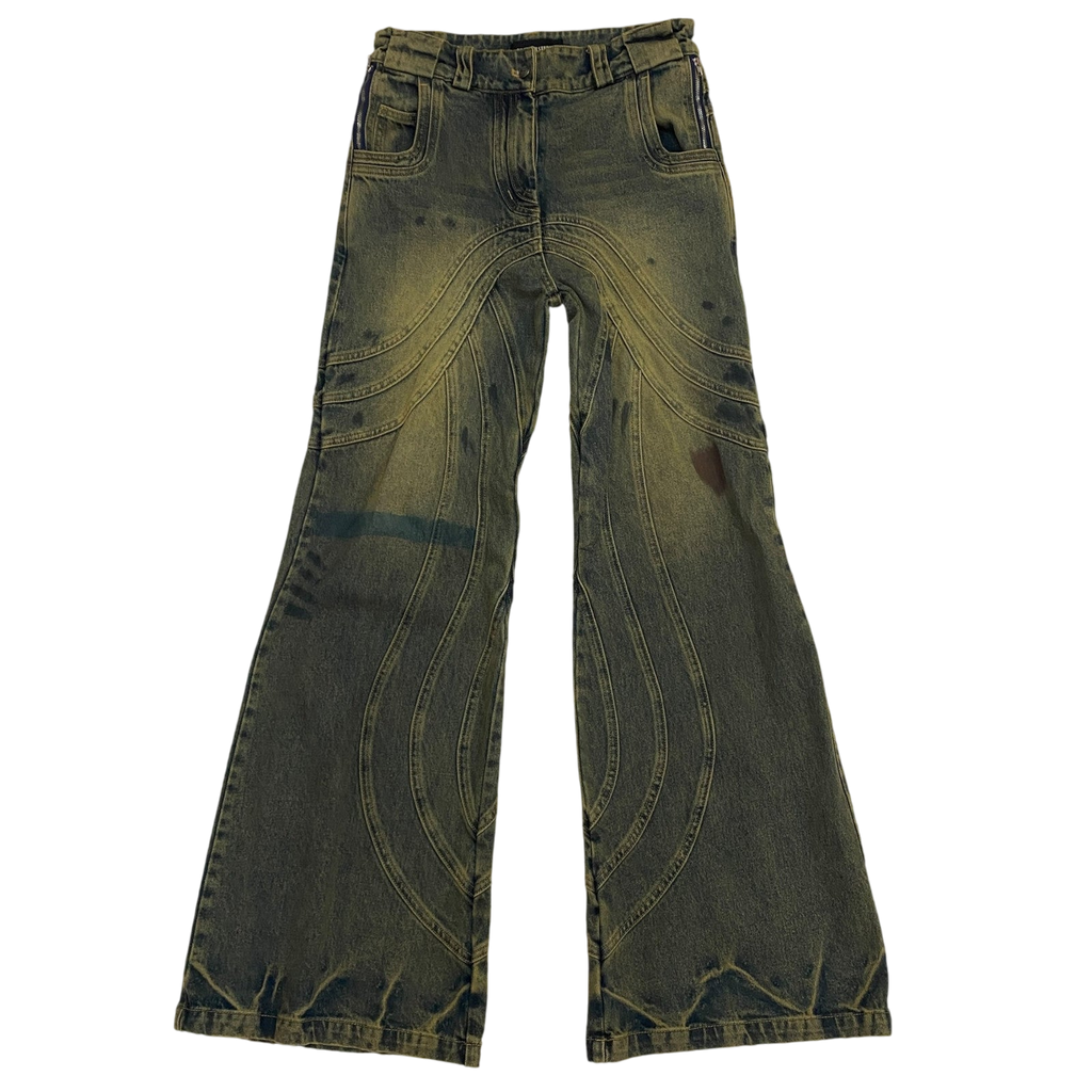 NO/FAITH STUDIOS Heavy Wave Jeans Blue (Size M)