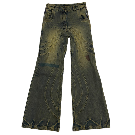 NO/FAITH STUDIOS Heavy Wave Jeans Blue (Size M)