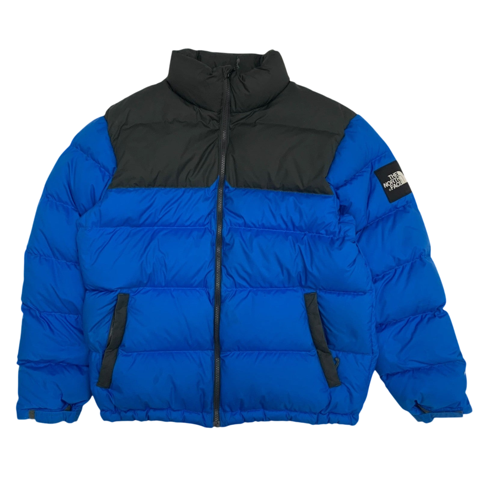 The North Face Nuptse 700 Down Puffer Jacket Blue/Black (Size L)
