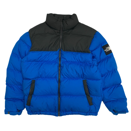 The North Face Nuptse 700 Down Puffer Jacket Blue/Black (Size L)