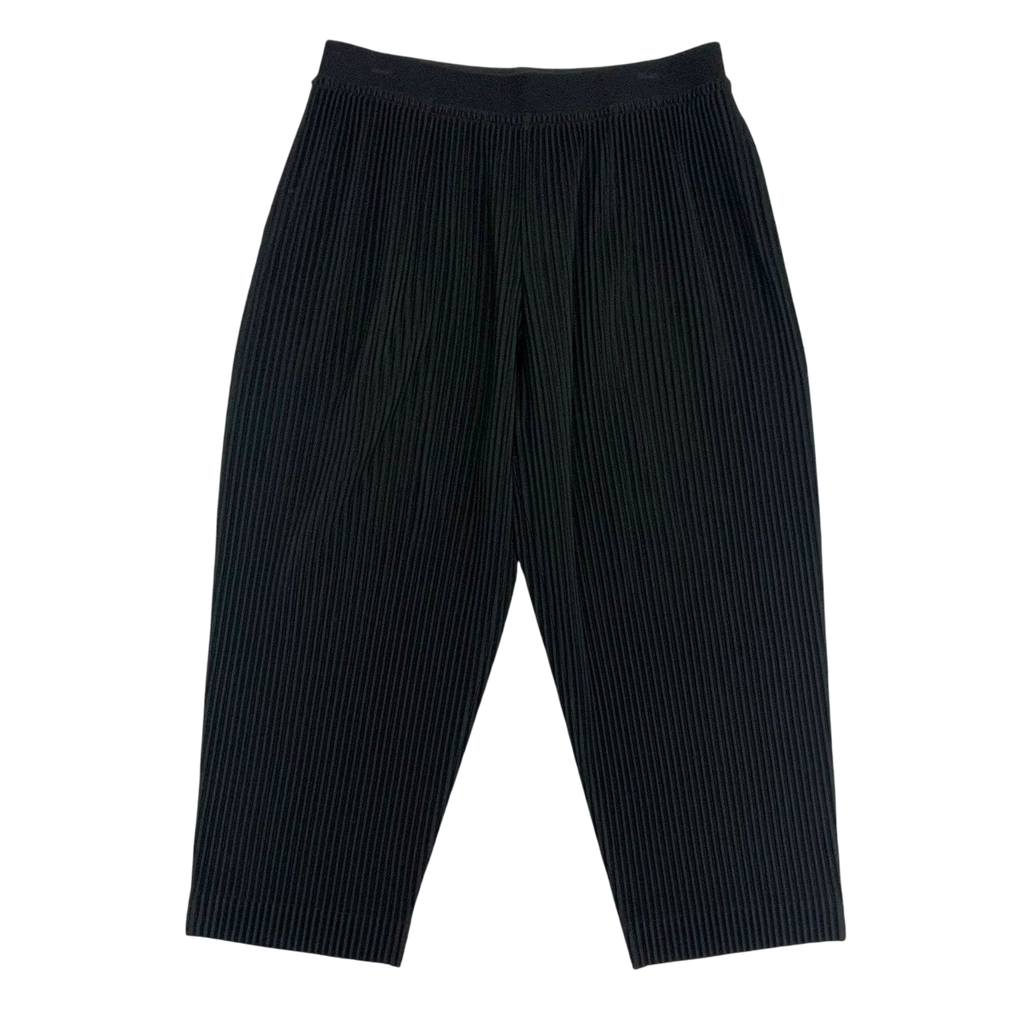 Issey Miyake HOMME PLISSÉ JF110 Wide Leg Pleated Pants Black (Fits 32-34")