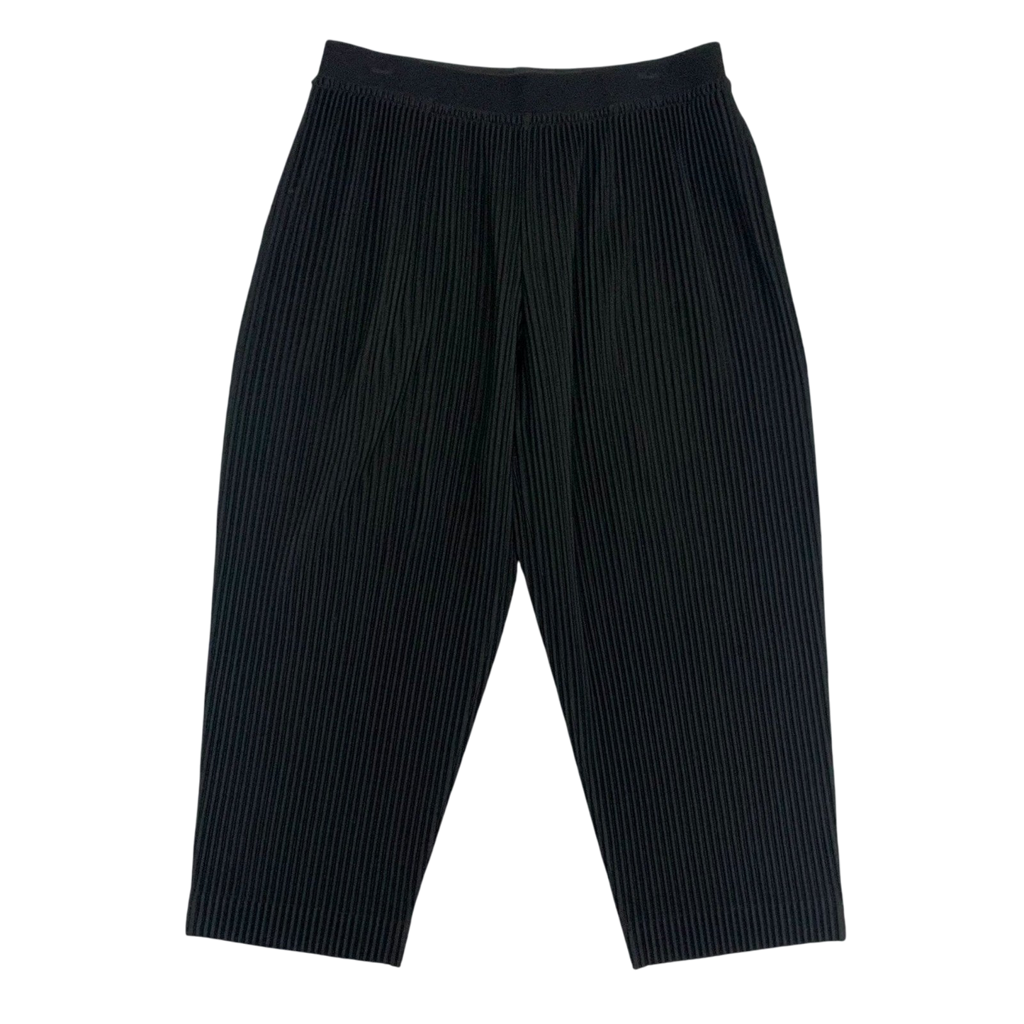 Issey Miyake HOMME PLISSÉ JF110 Wide Leg Pleated Pants Black (Fits 32-34")