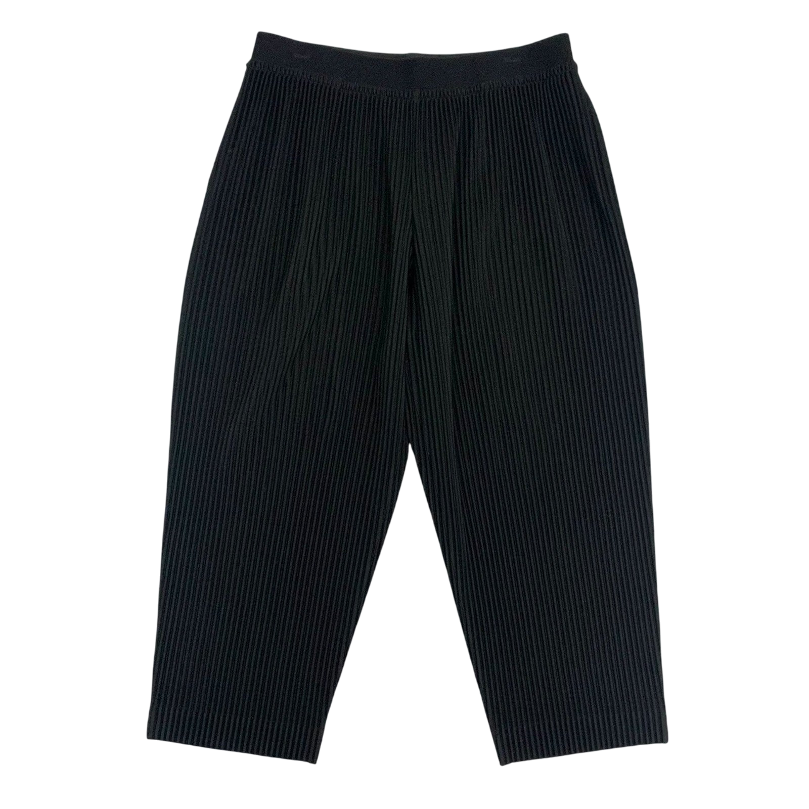 Issey Miyake HOMME PLISSÉ JF110 Wide Leg Pleated Pants Black (Fits 32-34")