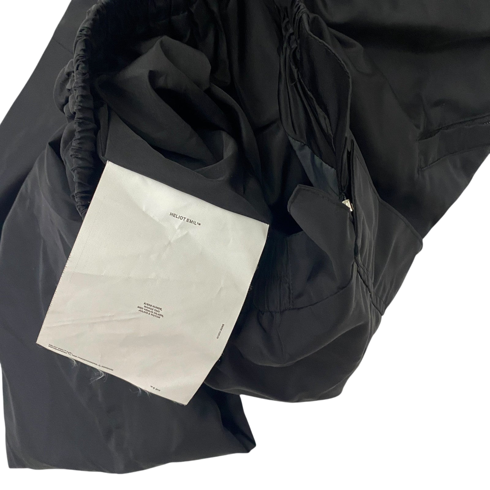 Heliot Emil SS19 Cropped Technical Jacket Black (Size L)