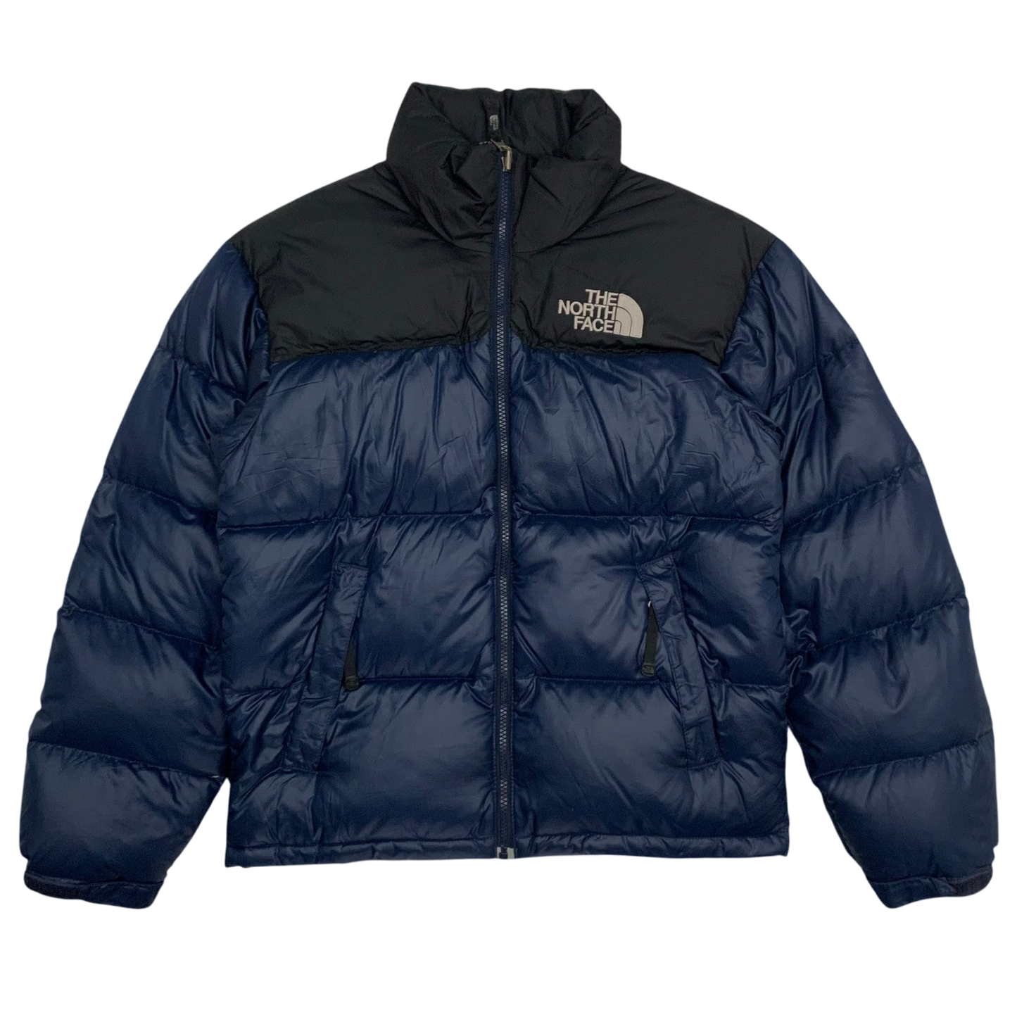 The North Face Nuptse 700 Down Puffer Jacket Navy/Black (Size XS)