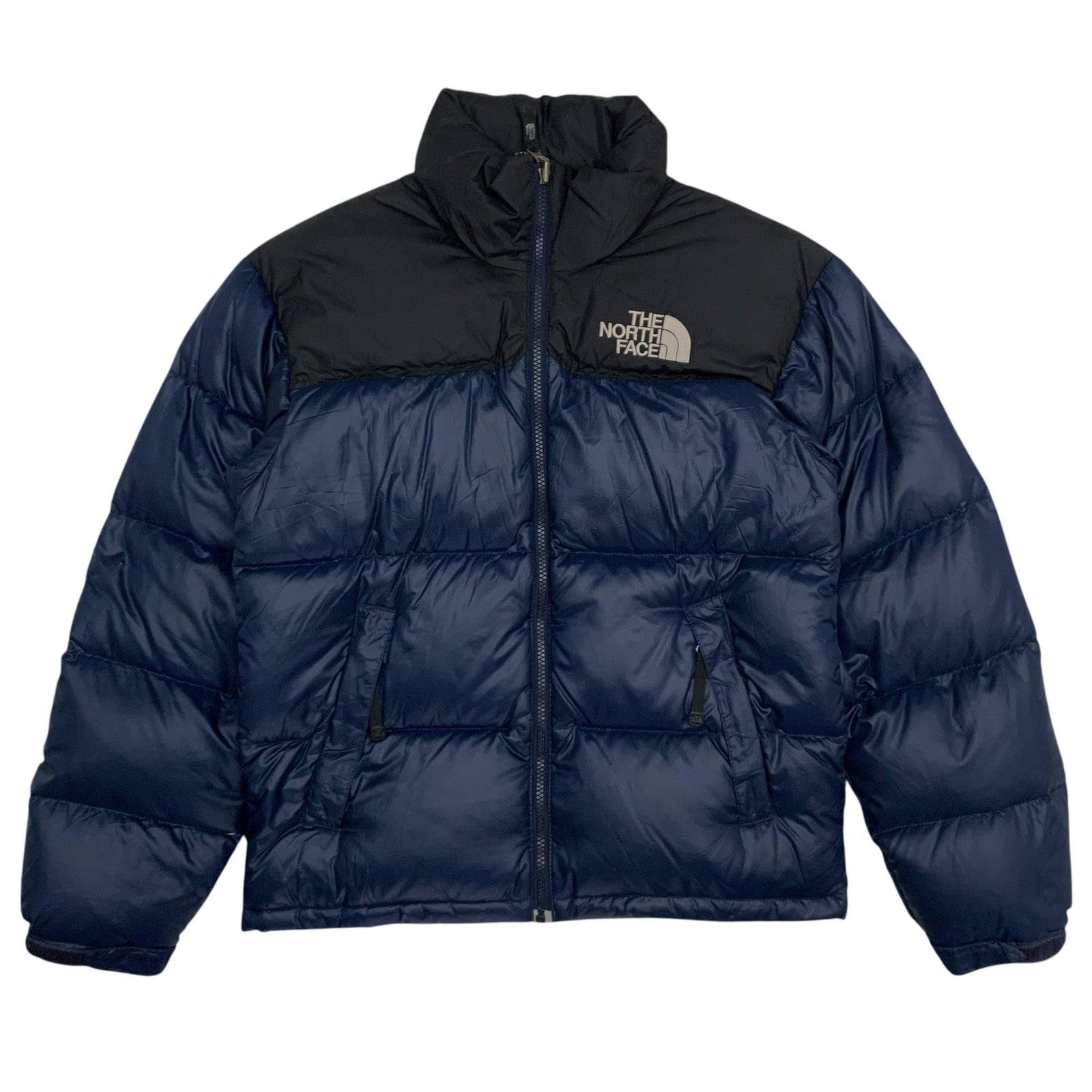 The North Face Nuptse 700 Down Puffer Jacket Navy/Black (Size XS)