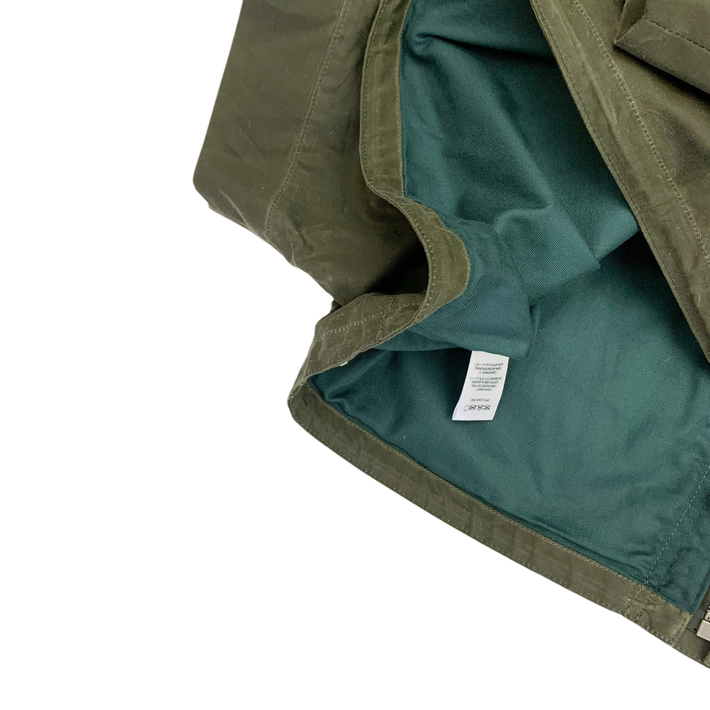 Reese Cooper FW21 Cropped Wax Jacket Green (Fits L-XL)